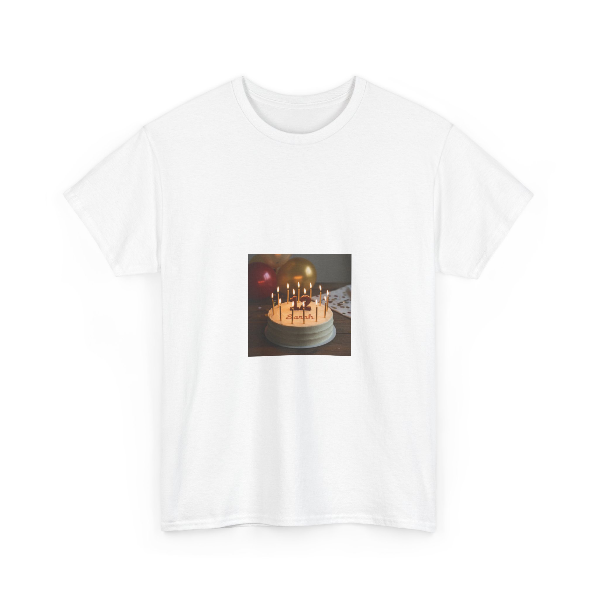 Birthday Cake T-Shirt — Retro Candle Celebration Tee - Image 3