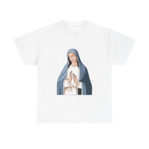 Mary Praying Tee - Catholic Virgin Mary Graphic T-Shirt