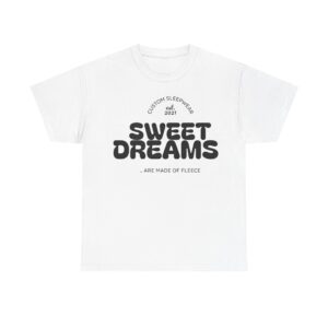 Sweet Dreams Tee — Retro Sleepwear Graphic T-Shirt
