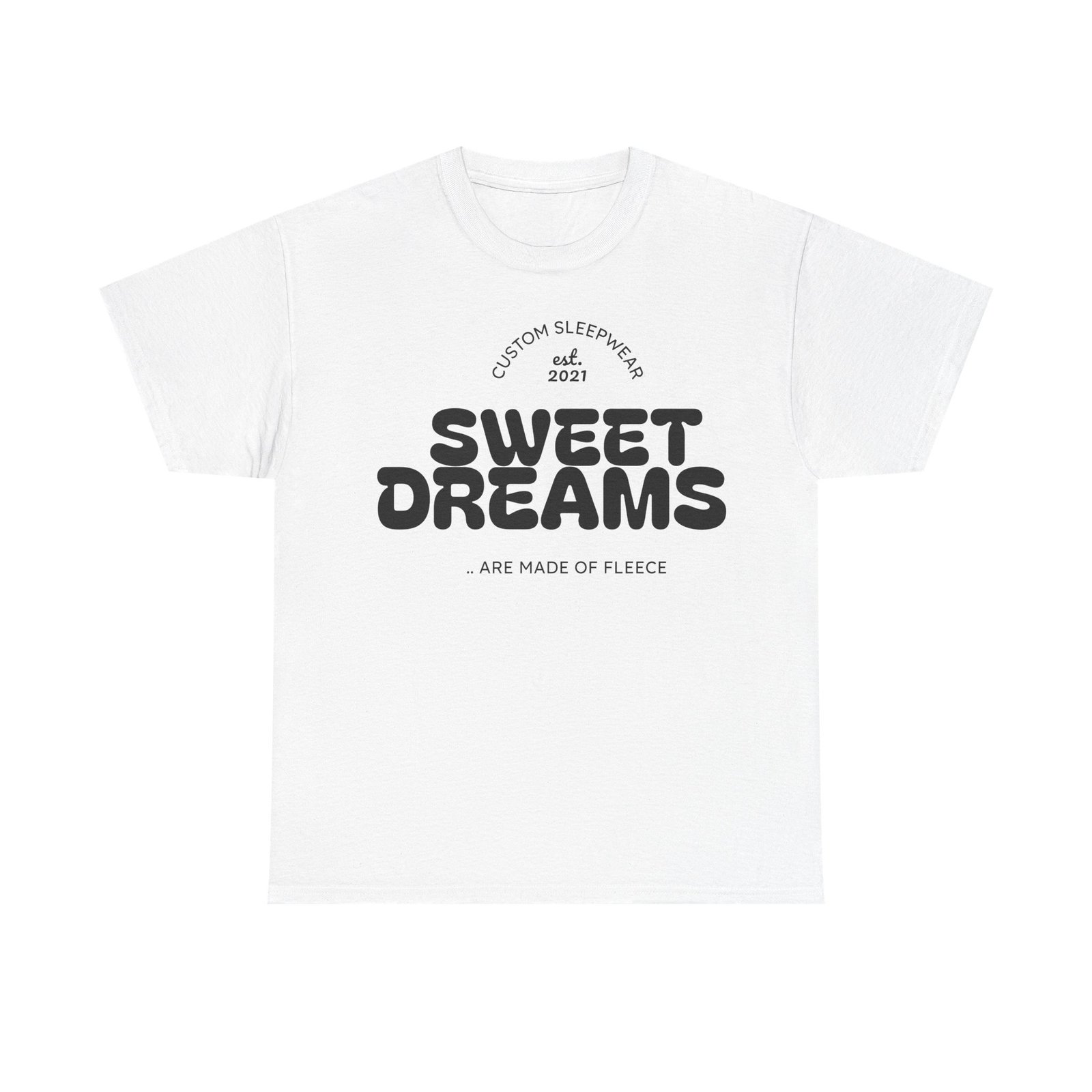Sweet Dreams Tee — Retro Sleepwear Graphic T-Shirt