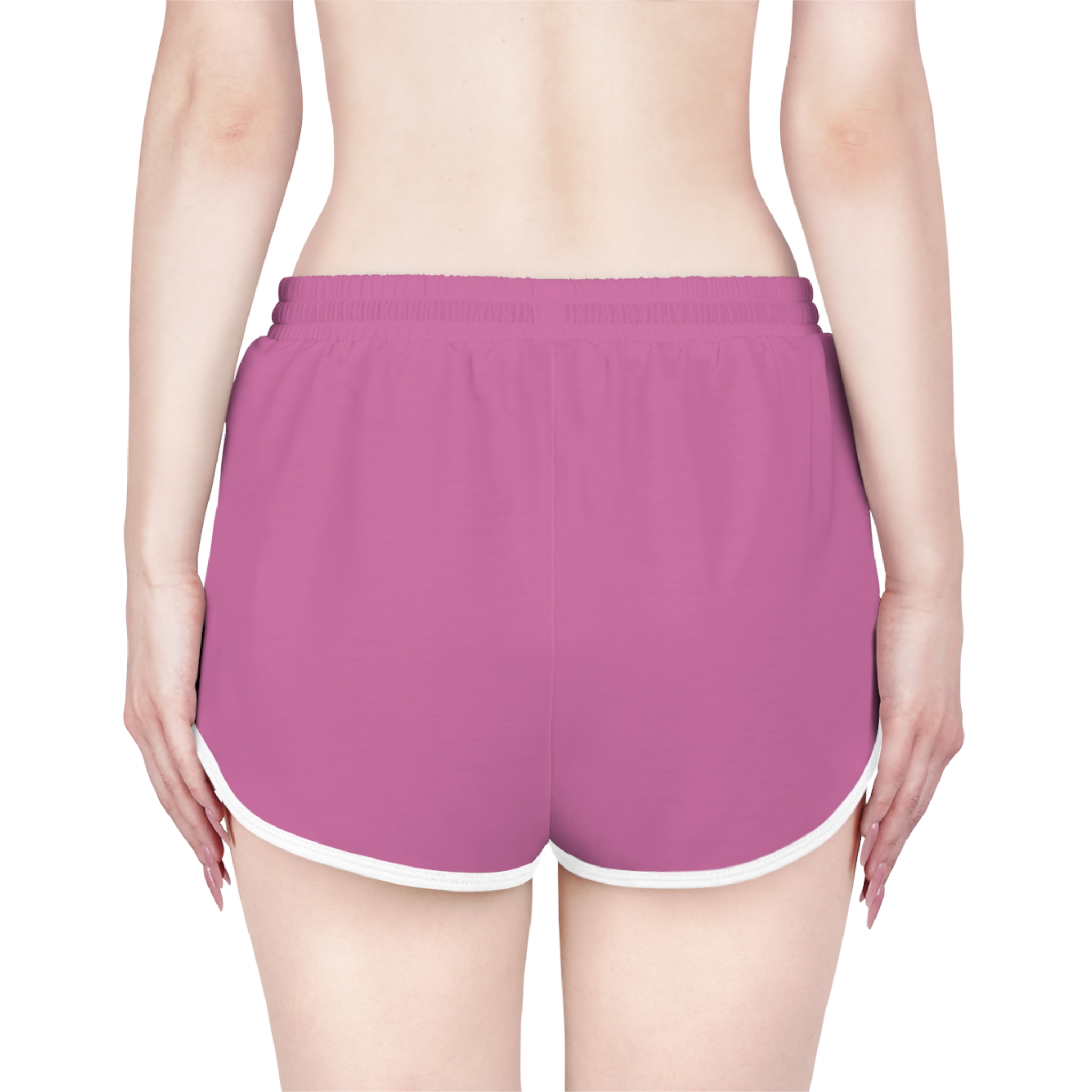 Tennis Club Women's Relaxed Shorts — Pink Athletic Running & Tennis Shorts with Logo - Image 4