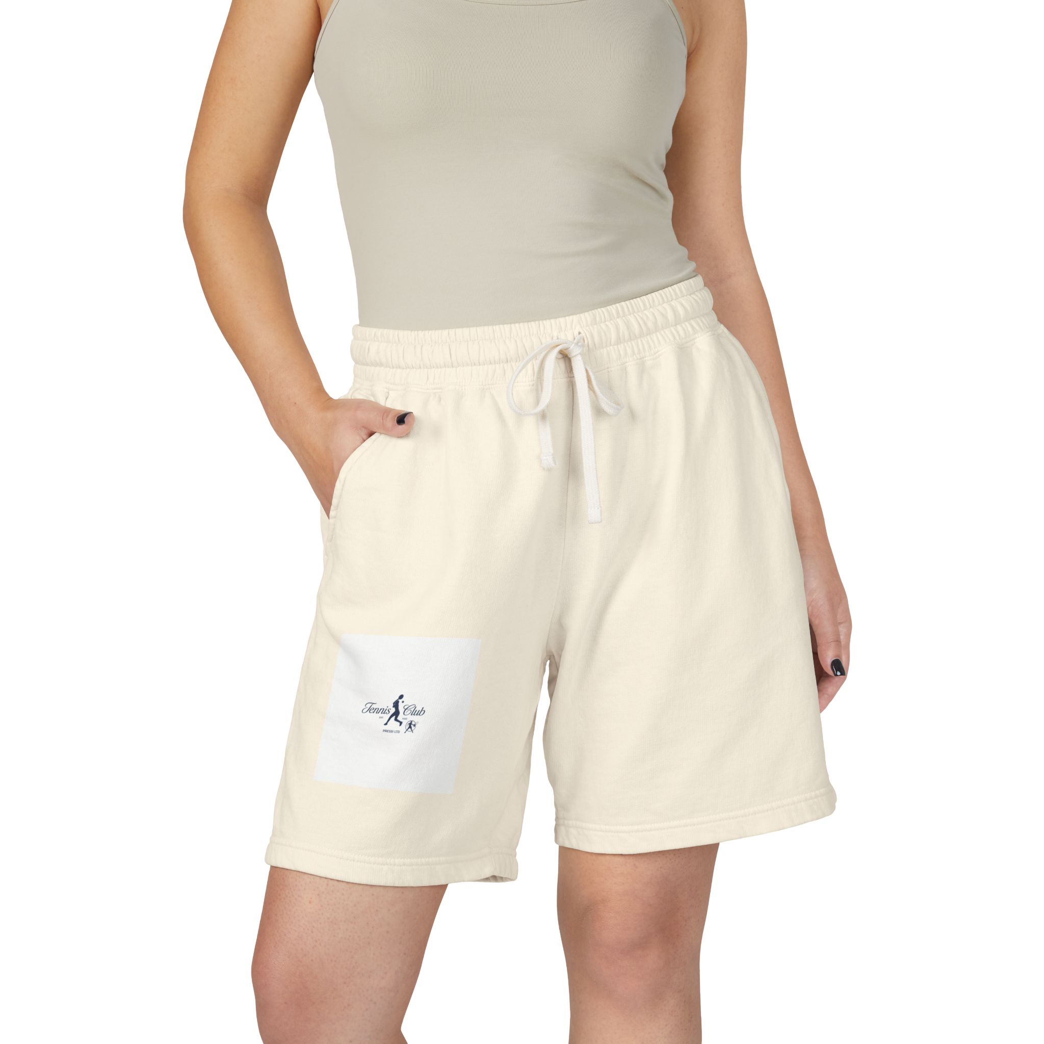 Lightweight Fleece Sweat Shorts — Garment-Dyed Casual Lounge Shorts - Image 3
