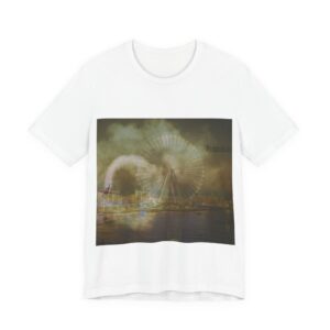 Surreal Moonscape T-Shirt — Ethereal Night Sky Graphic Tee