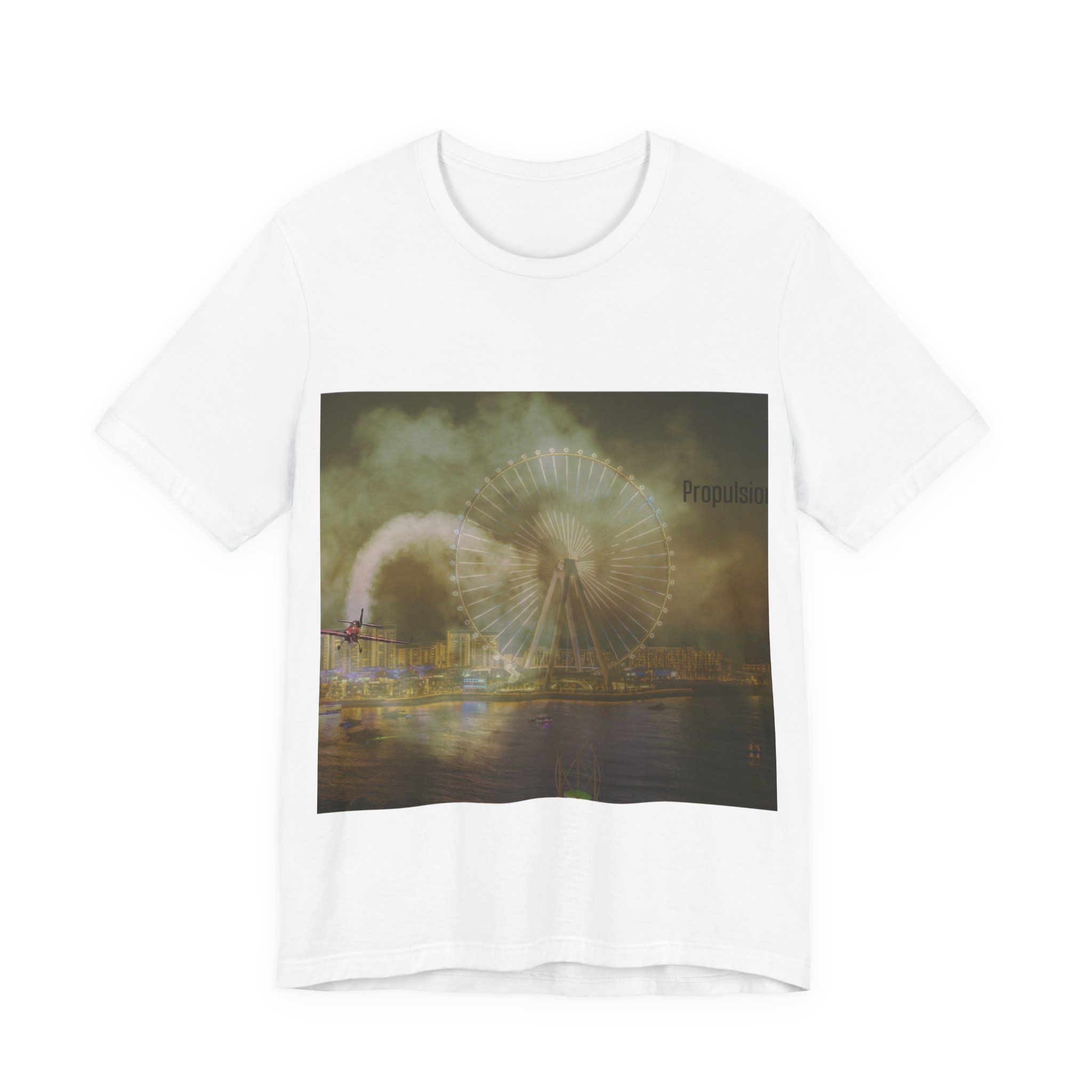 Surreal Moonscape T-Shirt — Ethereal Night Sky Graphic Tee