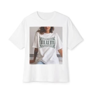 Mum Floral Graphic Tee — Oversized Boxy Womens Shirt
