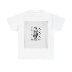 Jesus Loves You Tee — Vintage Script Faith T-Shirt