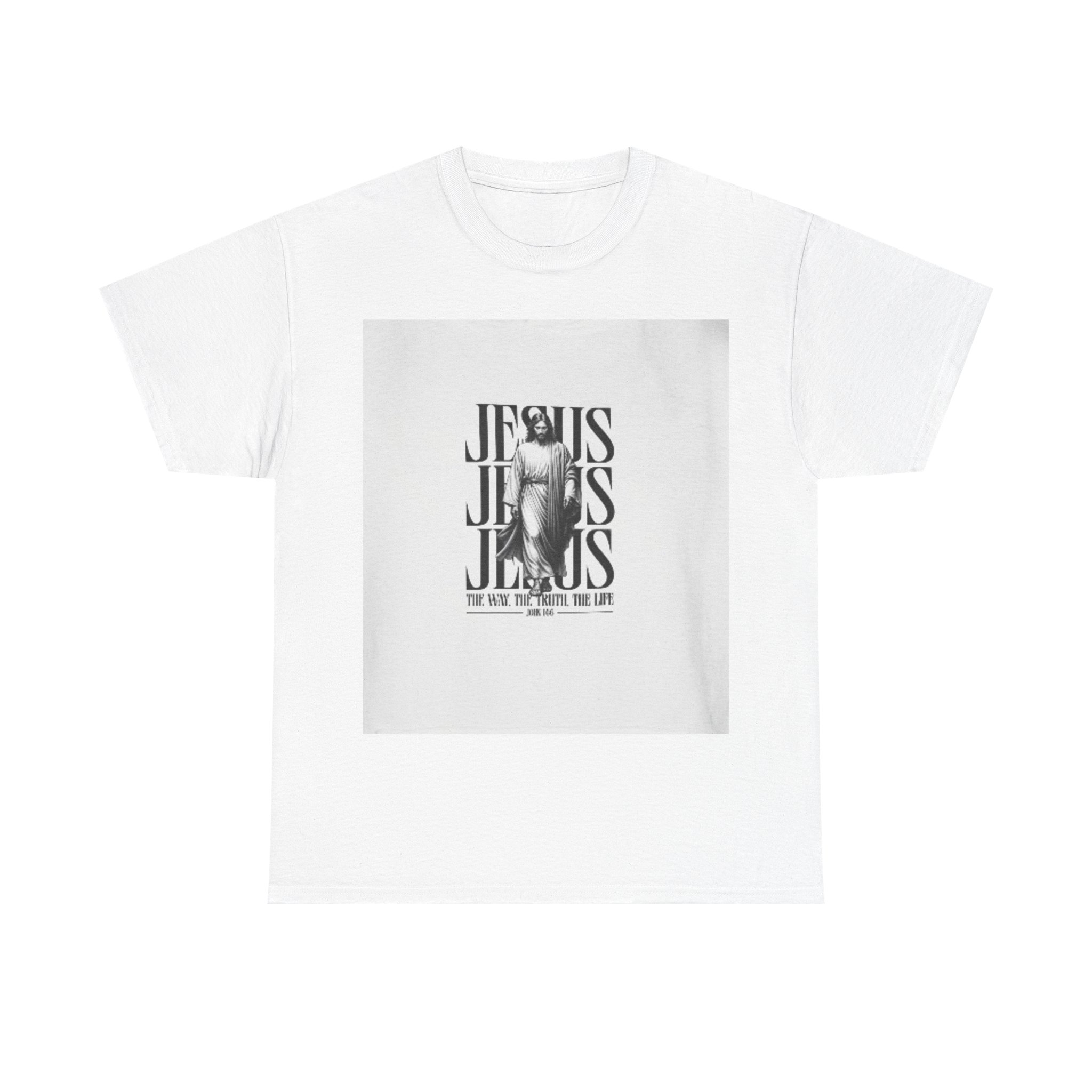 Jesus Loves You Tee — Vintage Script Faith T-Shirt