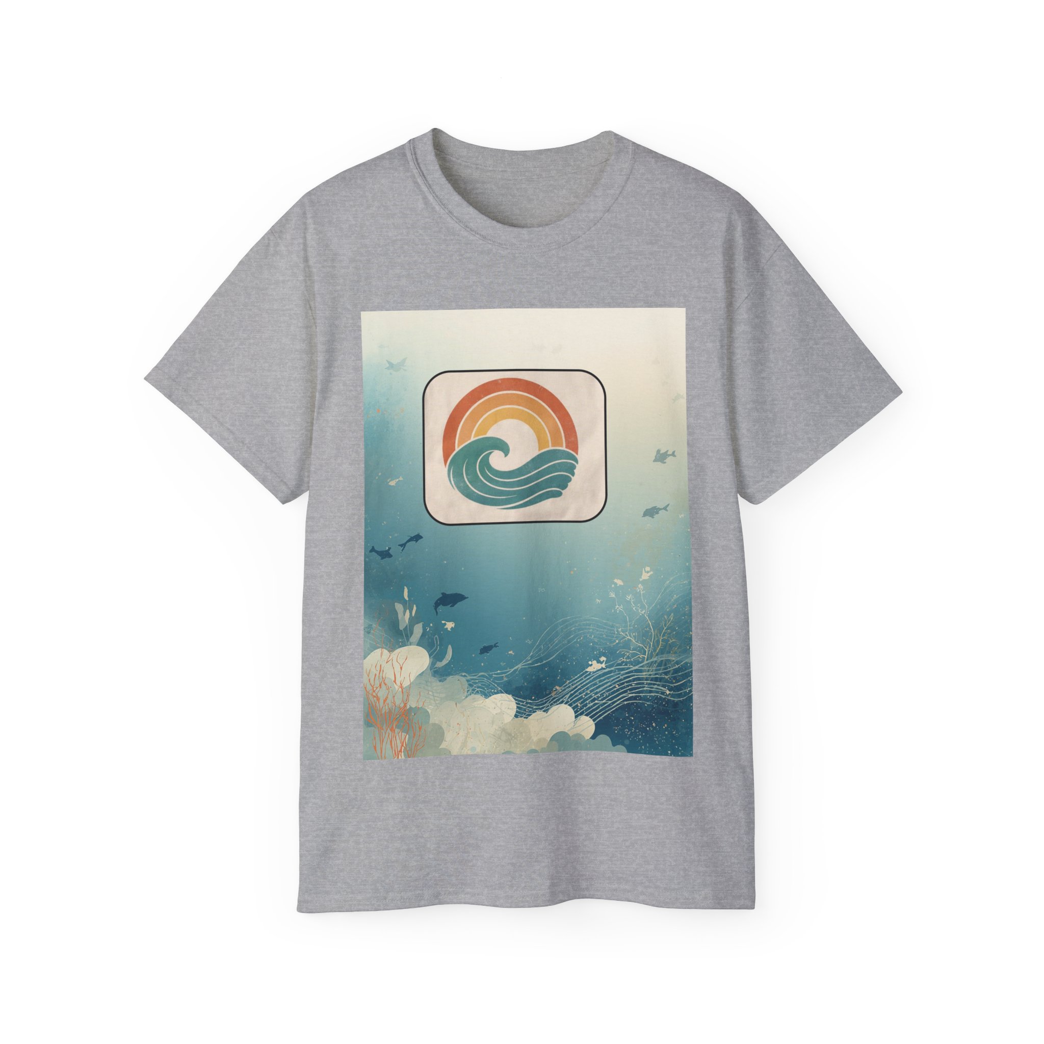 Retro Ocean Wave T-Shirt — Vintage Sunset Surf Graphic Tee - Image 21