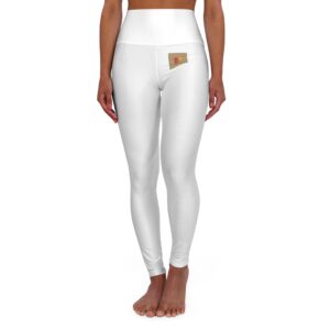 High-Waisted Yoga Leggings — All-Over-Print Comfortable Activewear