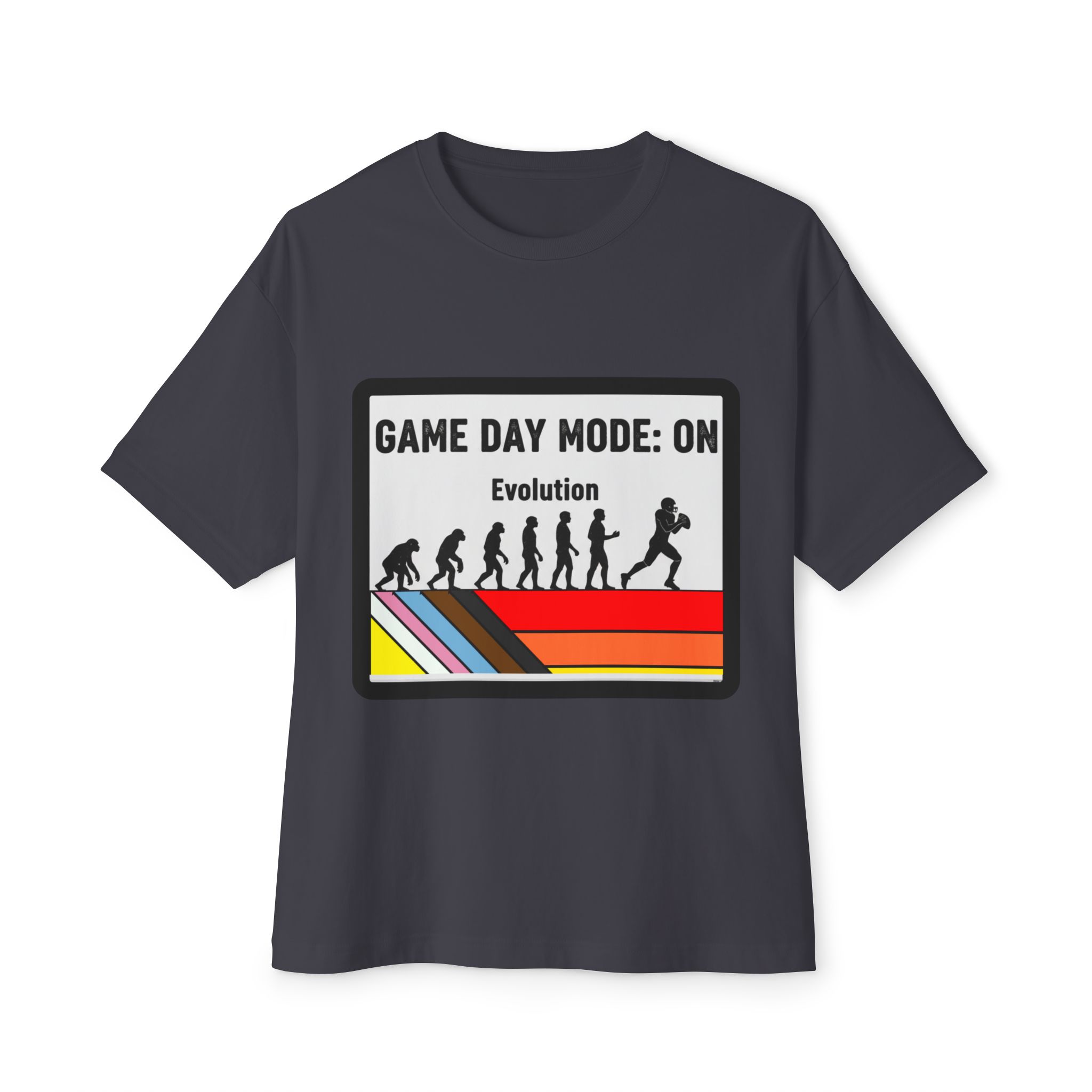 Game Day Mode: On Tee — Evolution Football Retro Graphic T‑Shirt - Image 13
