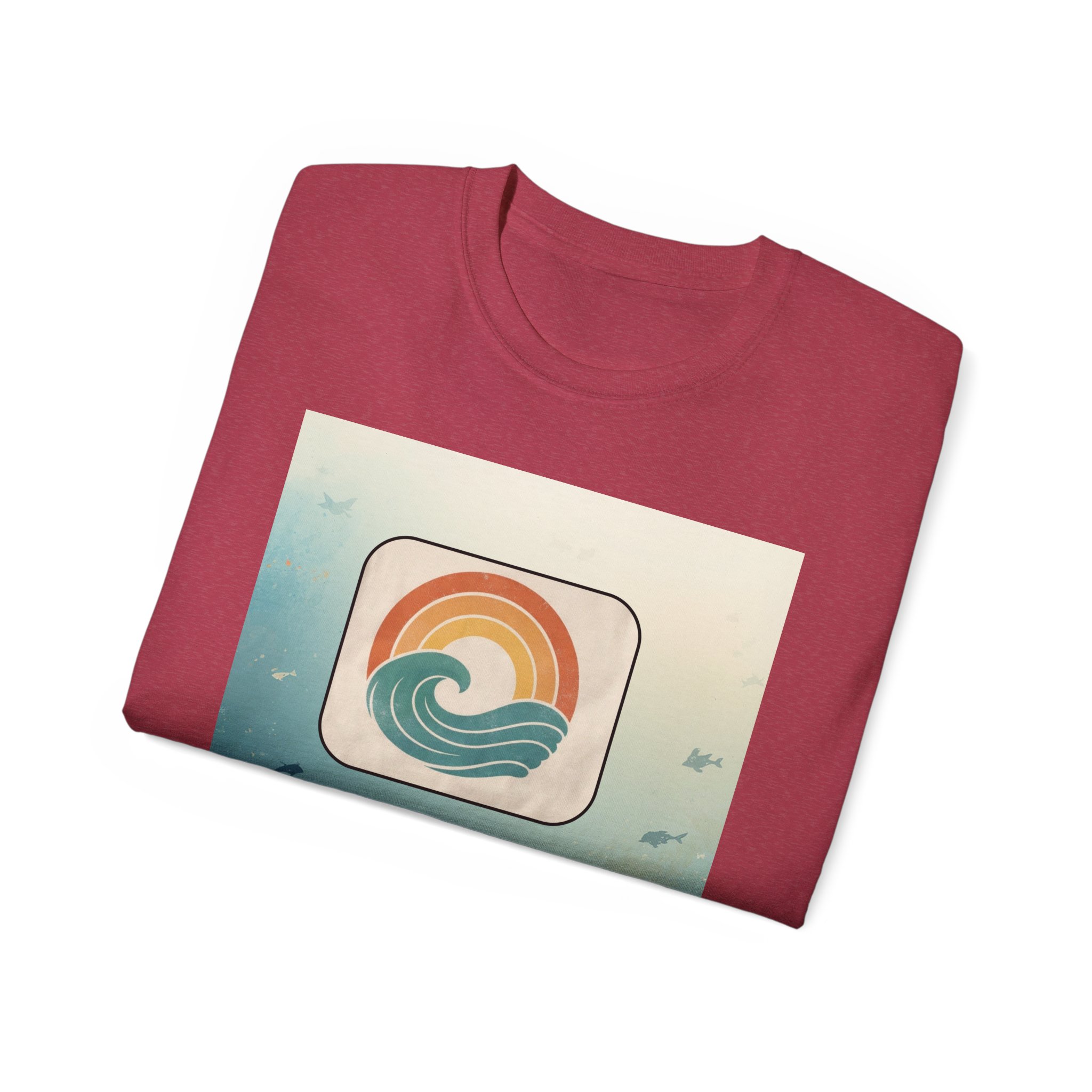Retro Ocean Wave T-Shirt — Vintage Sunset Surf Graphic Tee - Image 60
