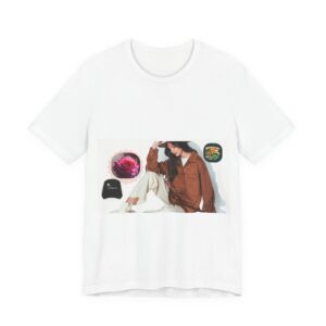 Photo Graphic Tee — Vintage Patch 'Abraham Bay' Casual Women's Fashion Shirt