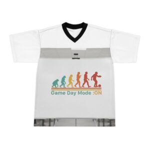 Football Jersey — Colorful Running Silhouette Graphic