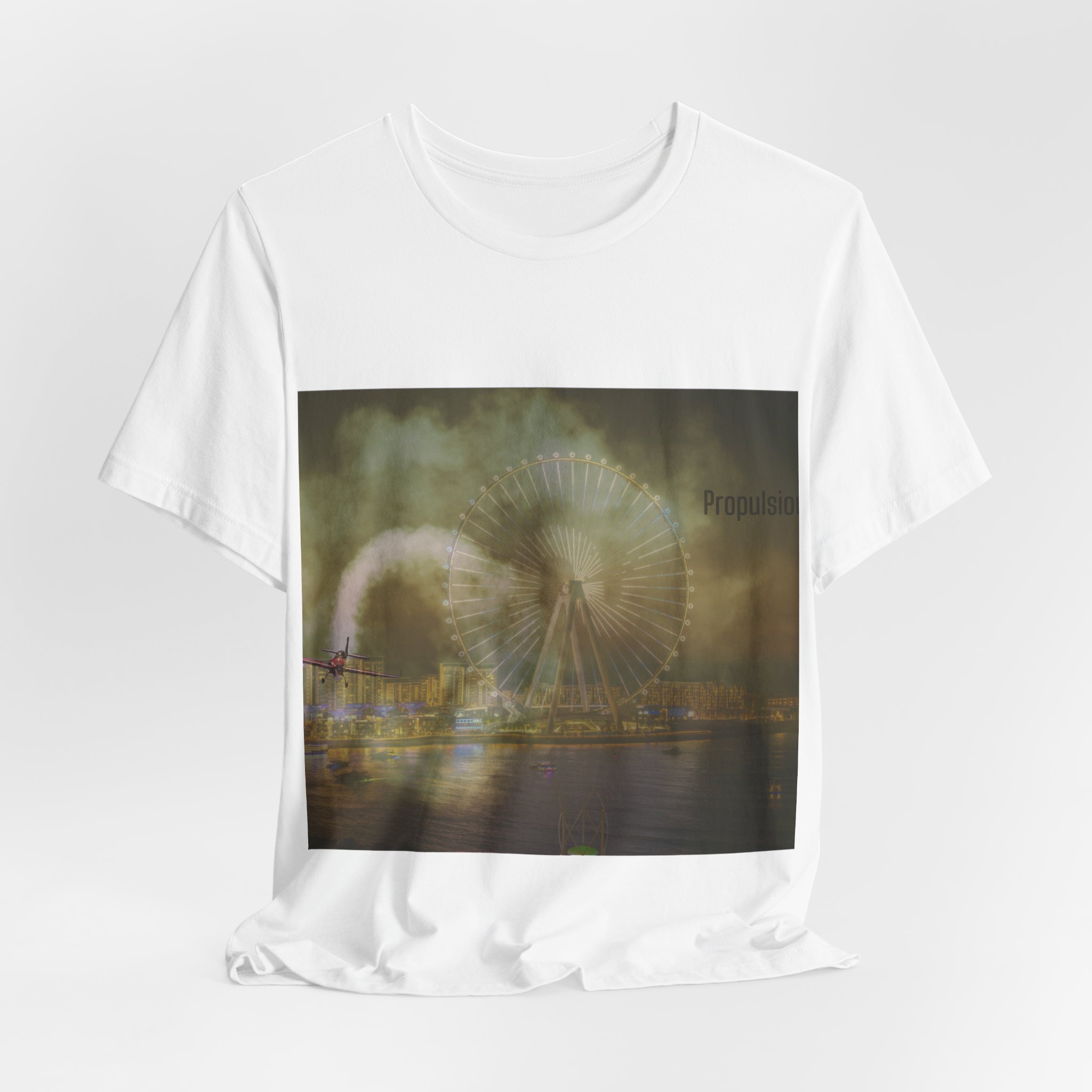 Surreal Moonscape T-Shirt — Ethereal Night Sky Graphic Tee - Image 4
