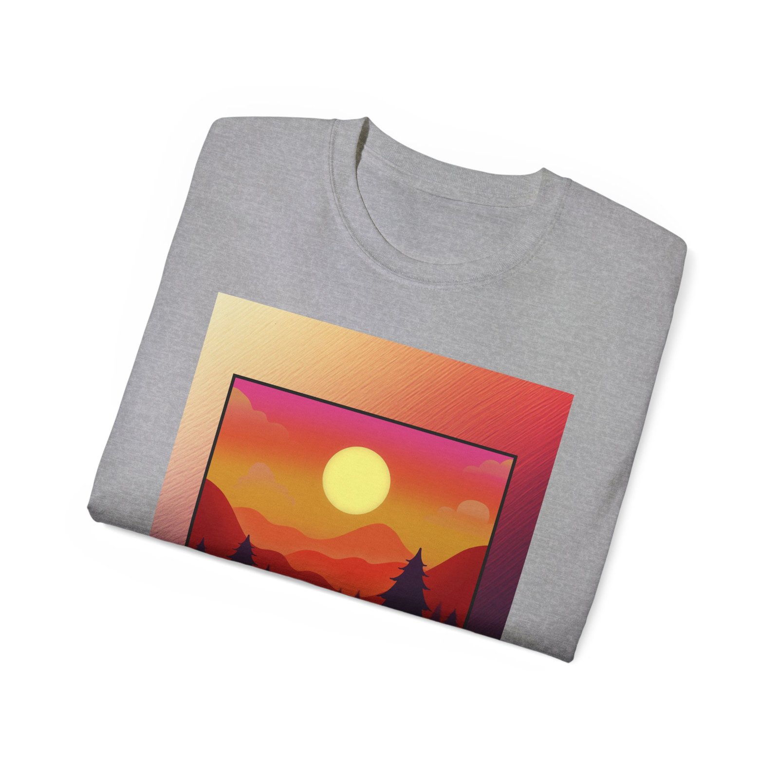 Evolution Hike T-Shirt — Sunset Mountain Silhouette Graphic Tee - Image 20