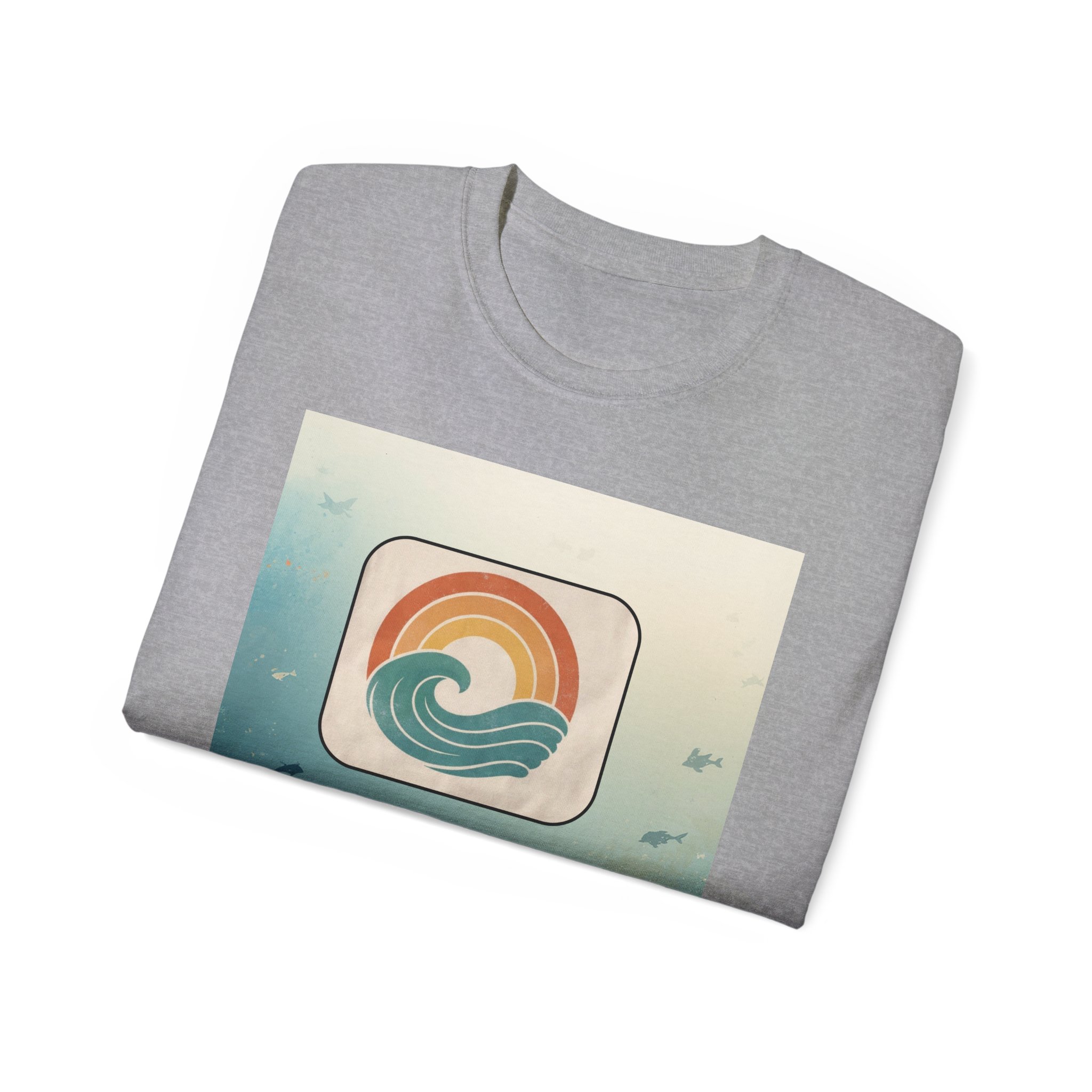 Retro Ocean Wave T-Shirt — Vintage Sunset Surf Graphic Tee - Image 24