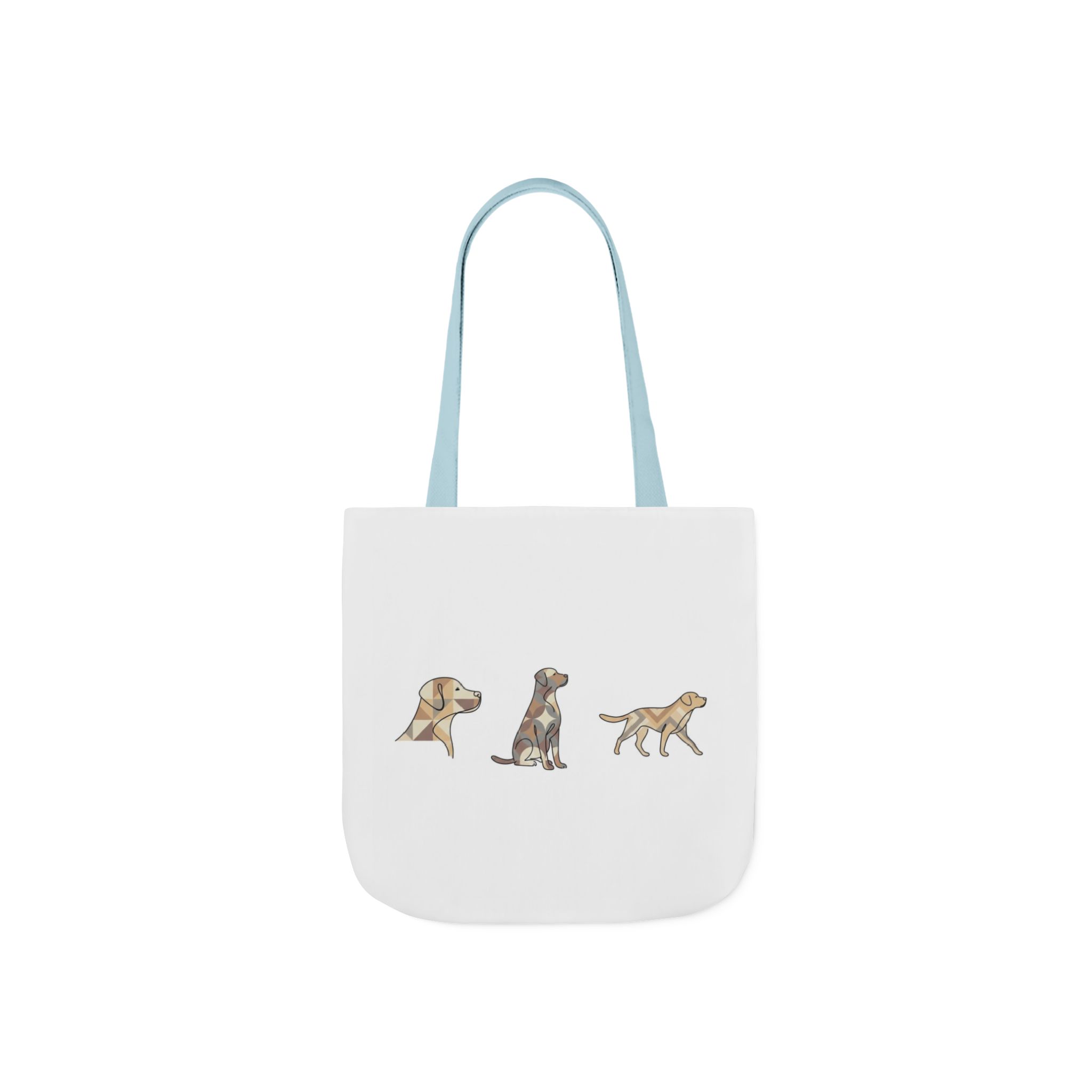 Dog Trio Canvas Tote Bag — Watercolor Labrador & Retriever Illustration - Image 3
