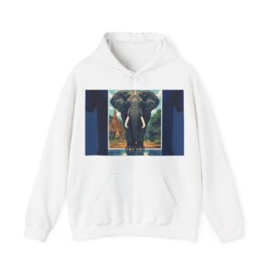 Elephant Temple Hoodie — Majestic Asian Elephant Graphic Pullover