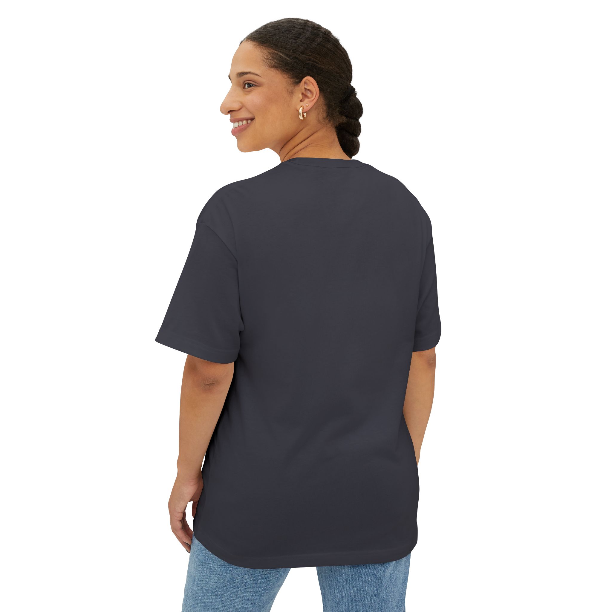 Minimal Plant Graphic Tee — "Grow With Kindness" Boxy Shirt - Image 16