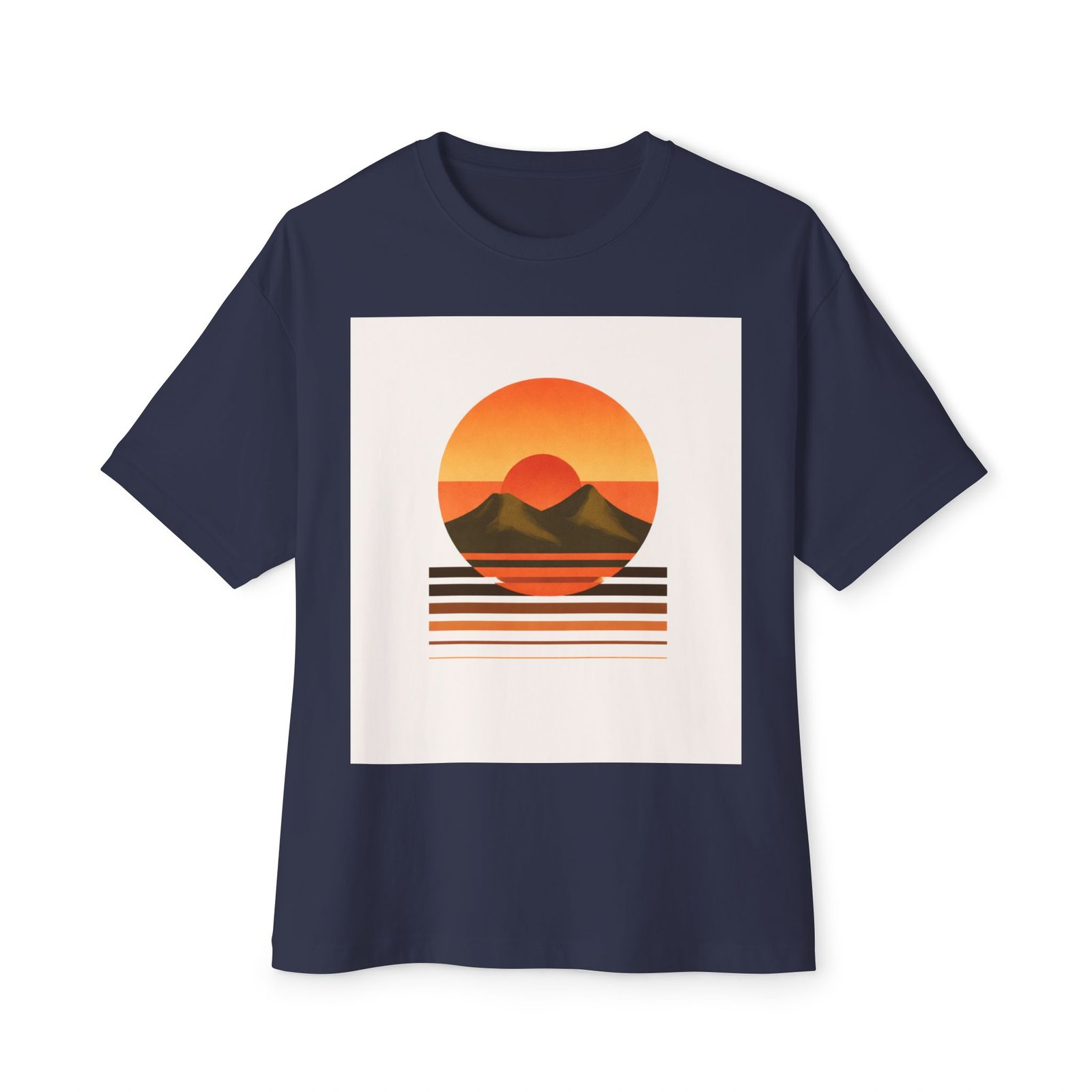 Sunset Mountains Boxy Tee - Image 21