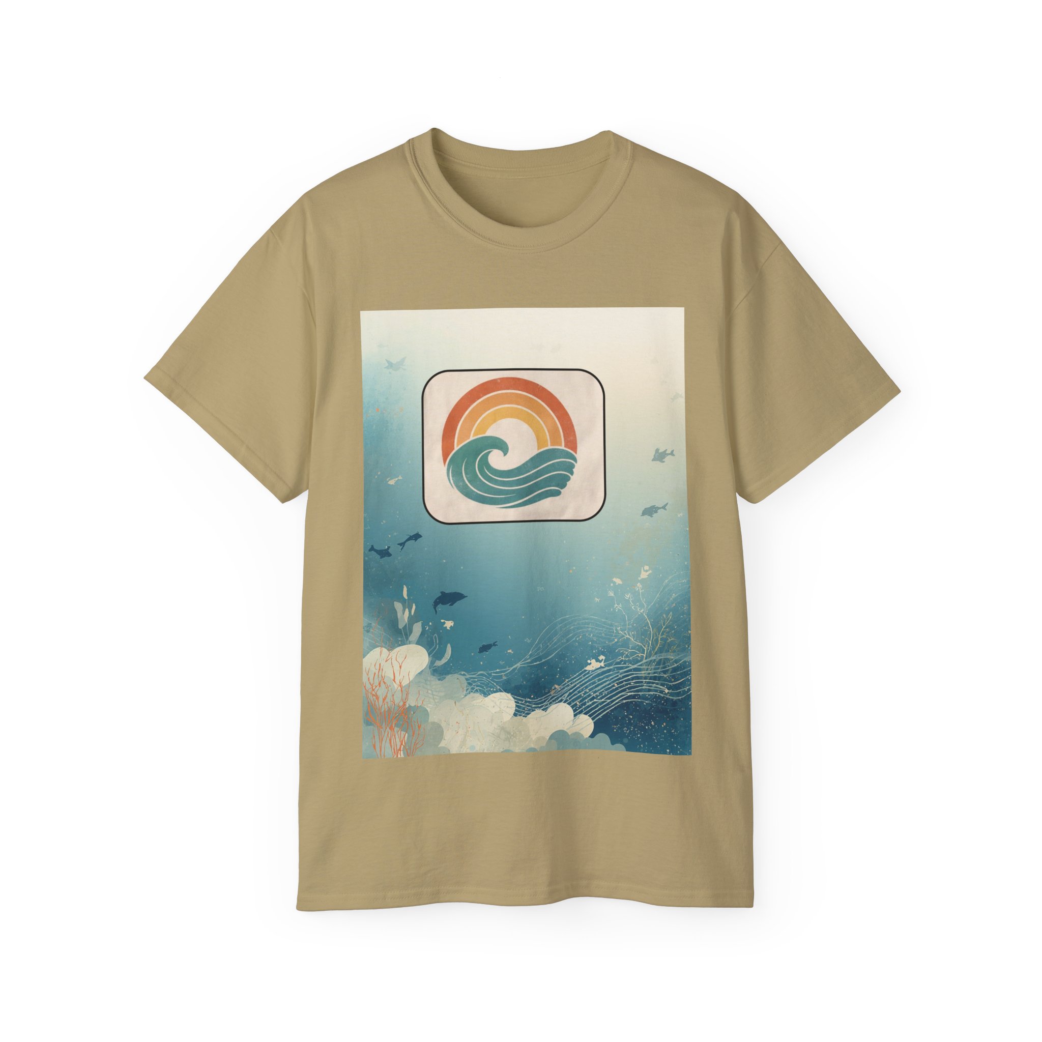 Retro Ocean Wave T-Shirt — Vintage Sunset Surf Graphic Tee - Image 25