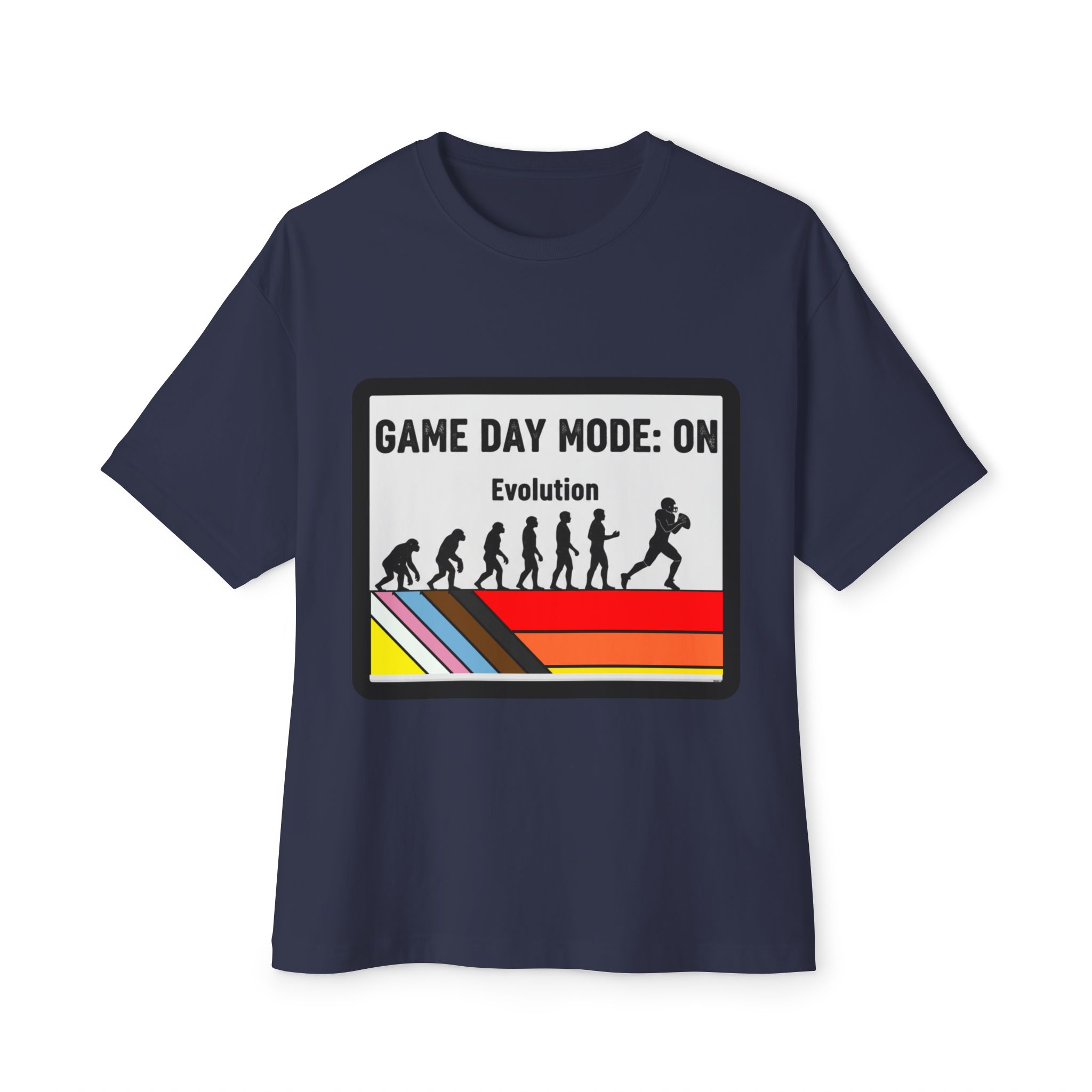 Game Day Mode: On Tee — Evolution Football Retro Graphic T‑Shirt - Image 21