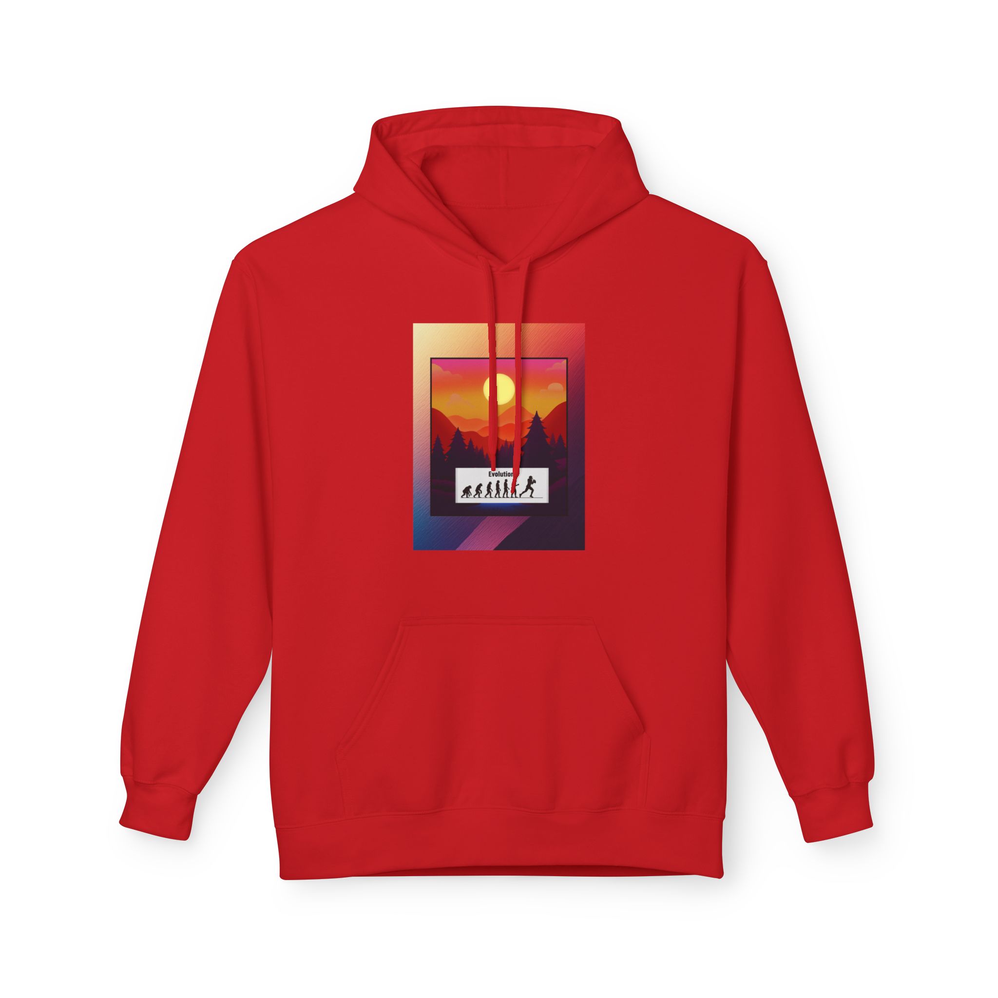 Sunset Hike Hoodie — Retro Mountain Sunset Graphic Hoodie - Image 17