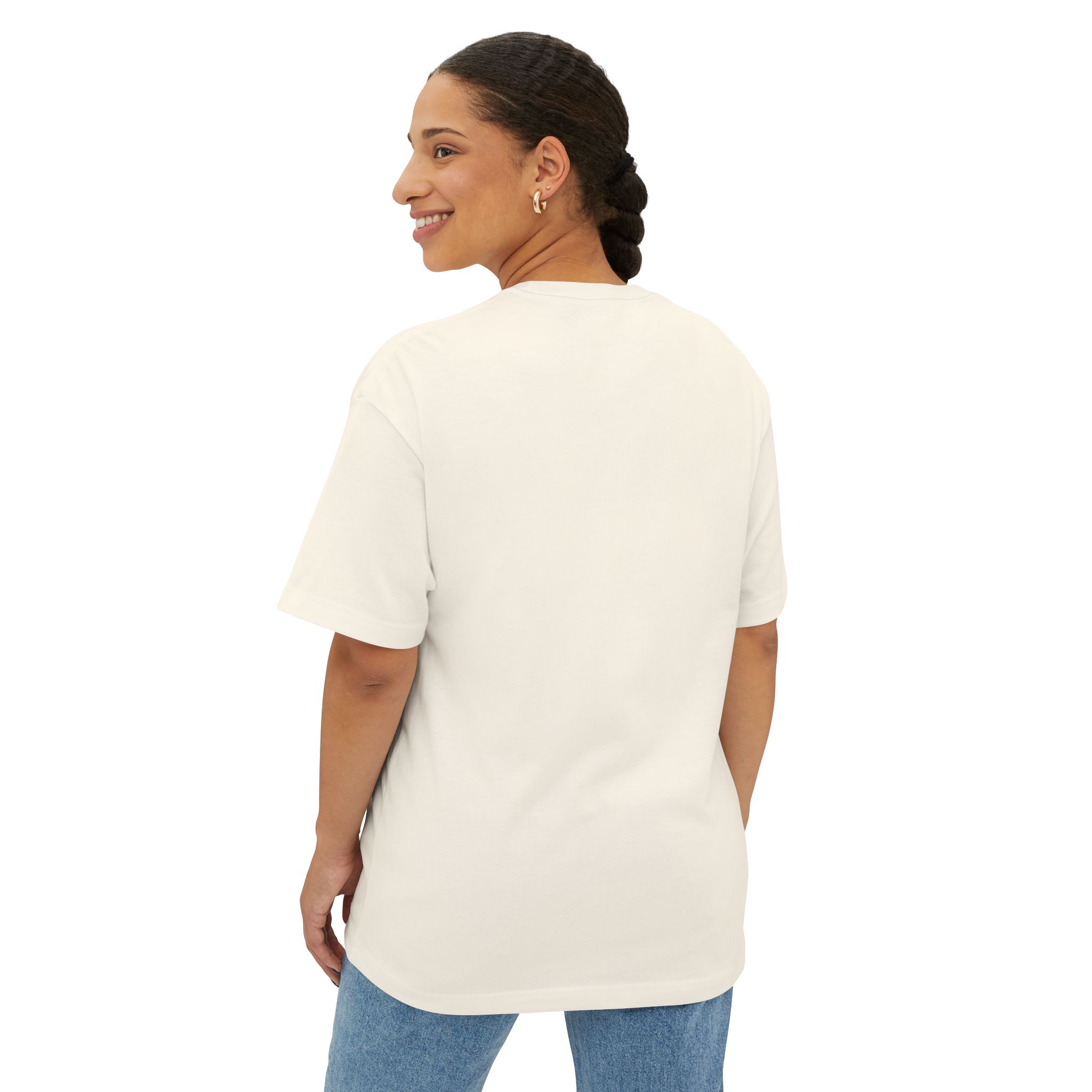 Minimal Plant Graphic Tee — "Grow With Kindness" Boxy Shirt - Image 12