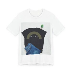 Hope Arc Graphic Tee — Minimal Inspirational T-Shirt