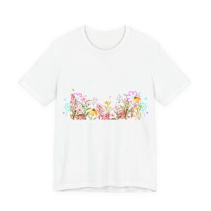 Floral Meadow Tee — Pastel Wildflower Garden T-Shirt