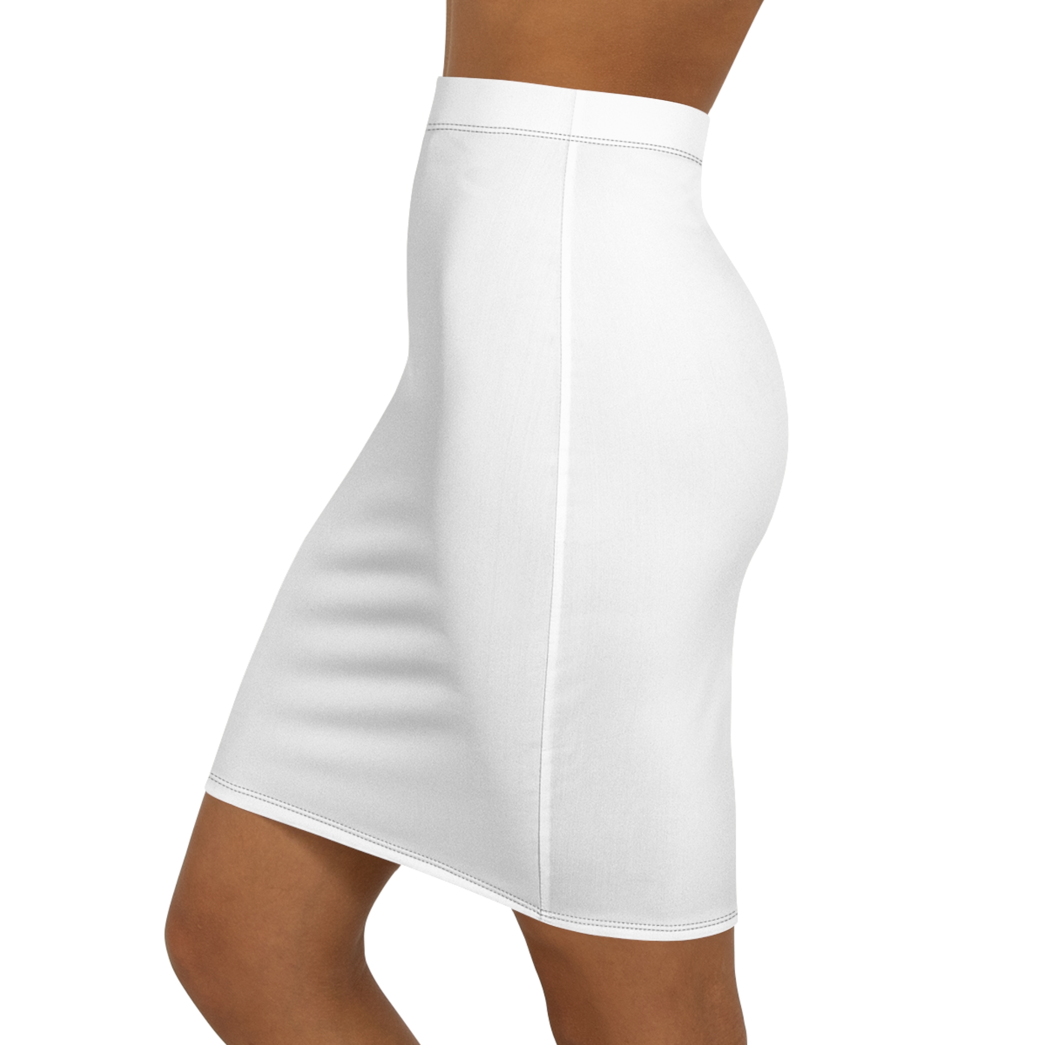 Women's Mid-Waist Pencil Skirt - Image 3