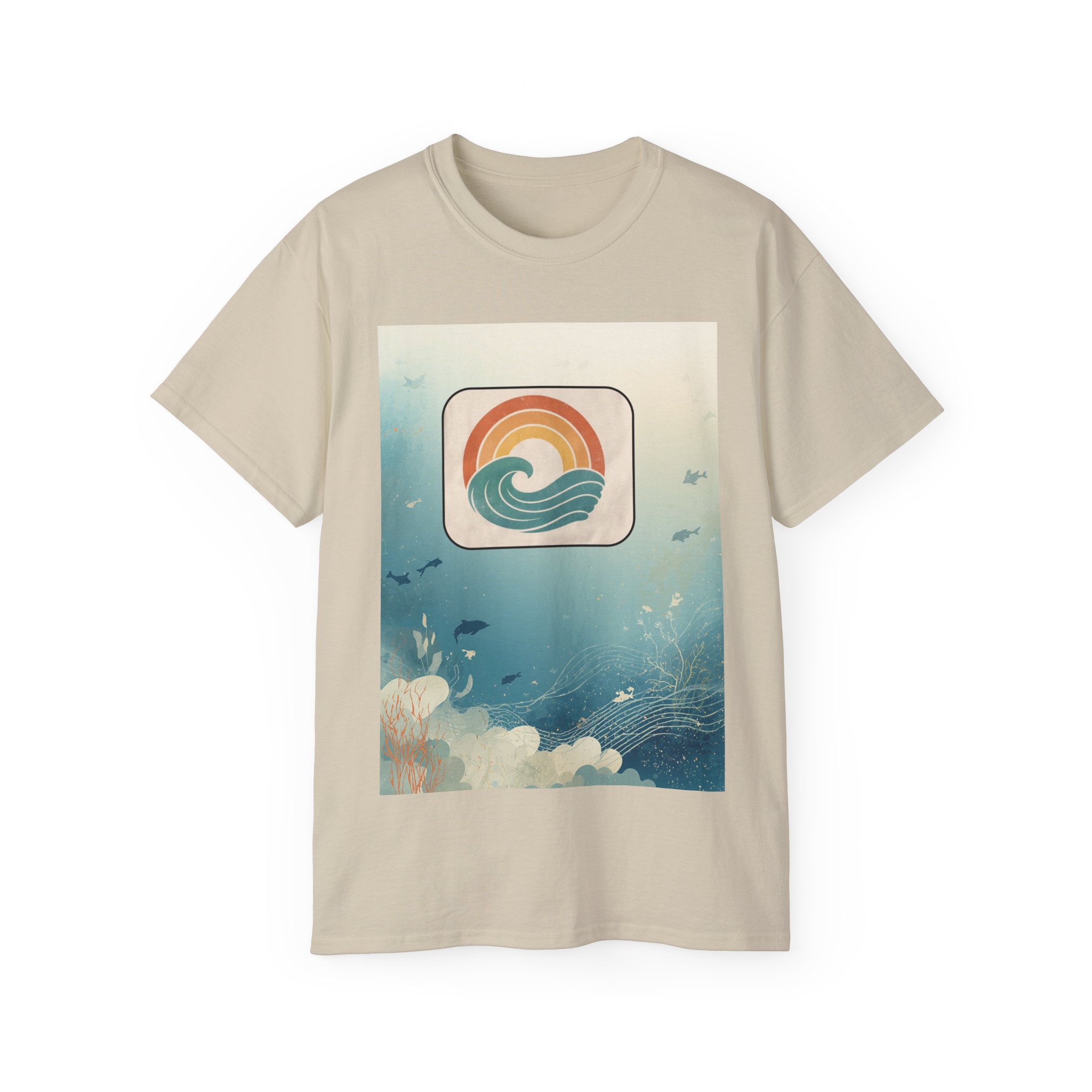 Retro Ocean Wave T-Shirt — Vintage Sunset Surf Graphic Tee - Image 13