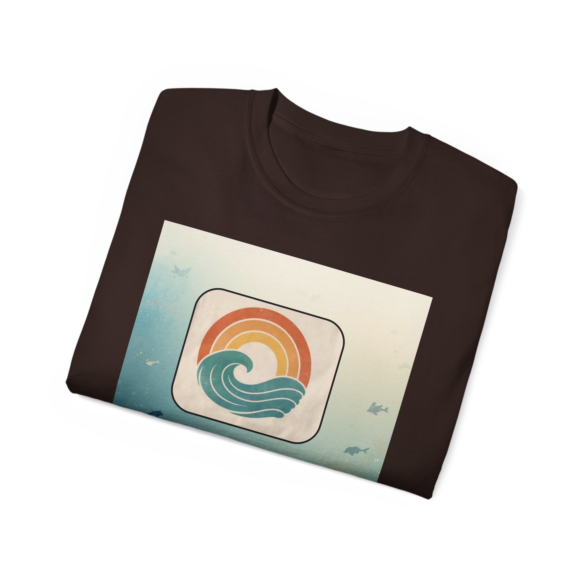 Retro Ocean Wave T-Shirt — Vintage Sunset Surf Graphic Tee - Image 36