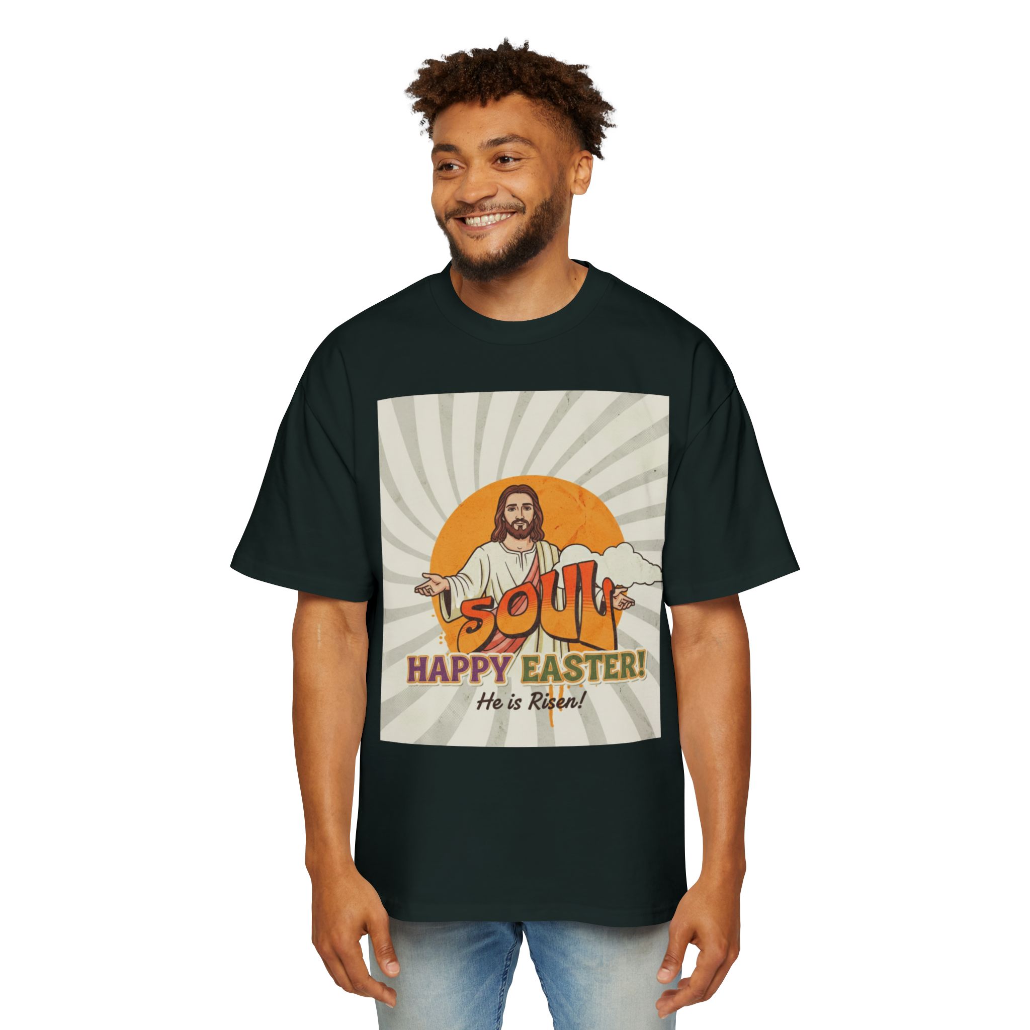 Easter Jesus 'He Is Risen' Graphic Tee — Happy Easter Christian T‑Shirt - Image 15