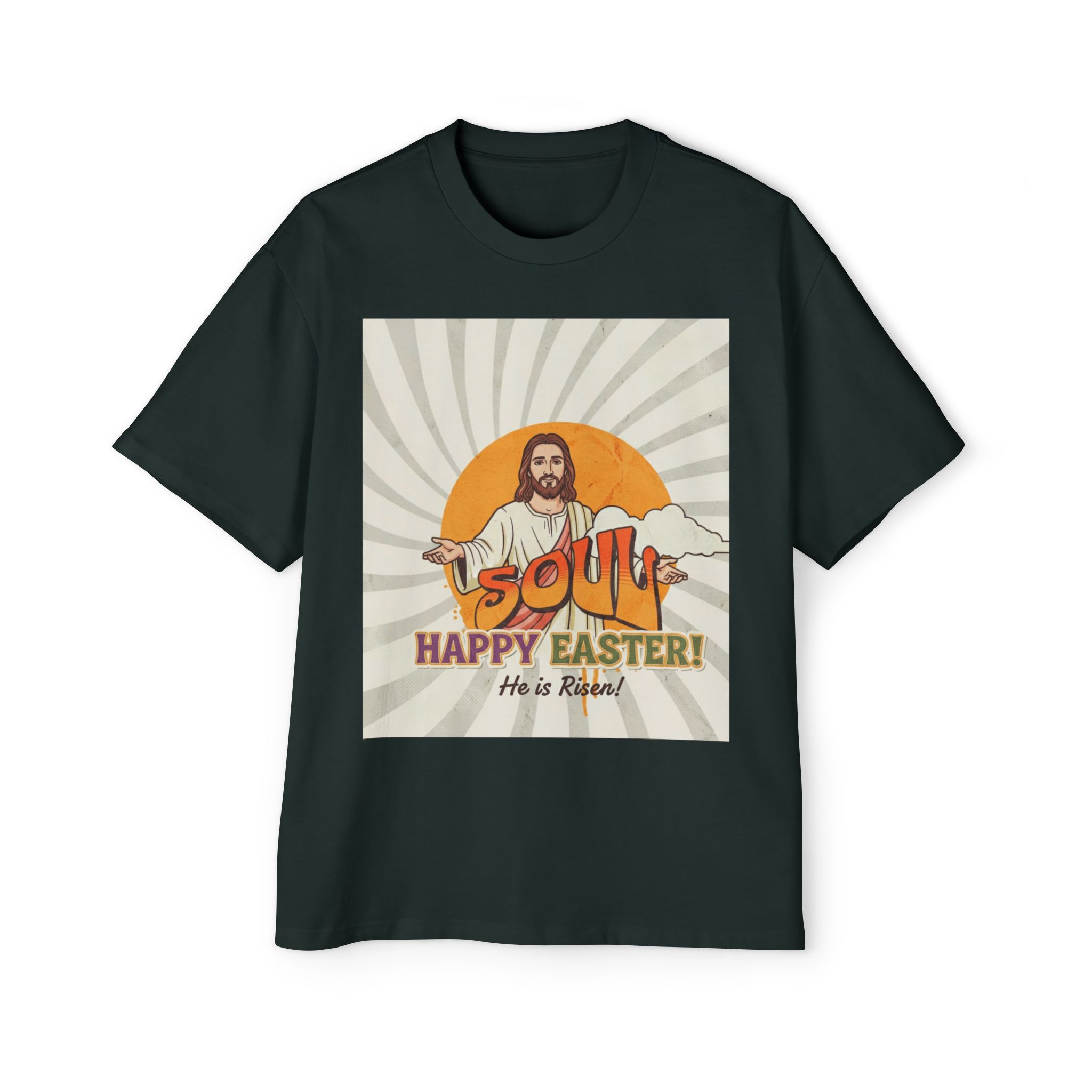 Easter Jesus 'He Is Risen' Graphic Tee — Happy Easter Christian T‑Shirt - Image 13