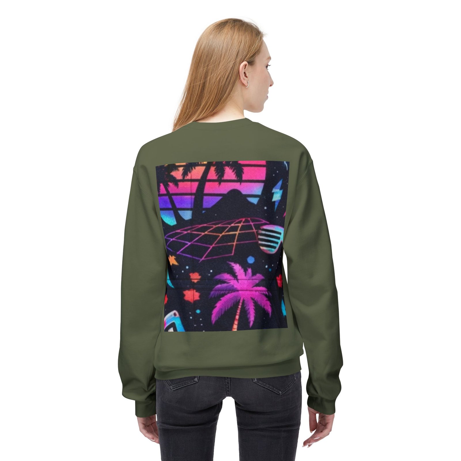 Retro Vaporwave Crewneck Sweatshirt - Image 16