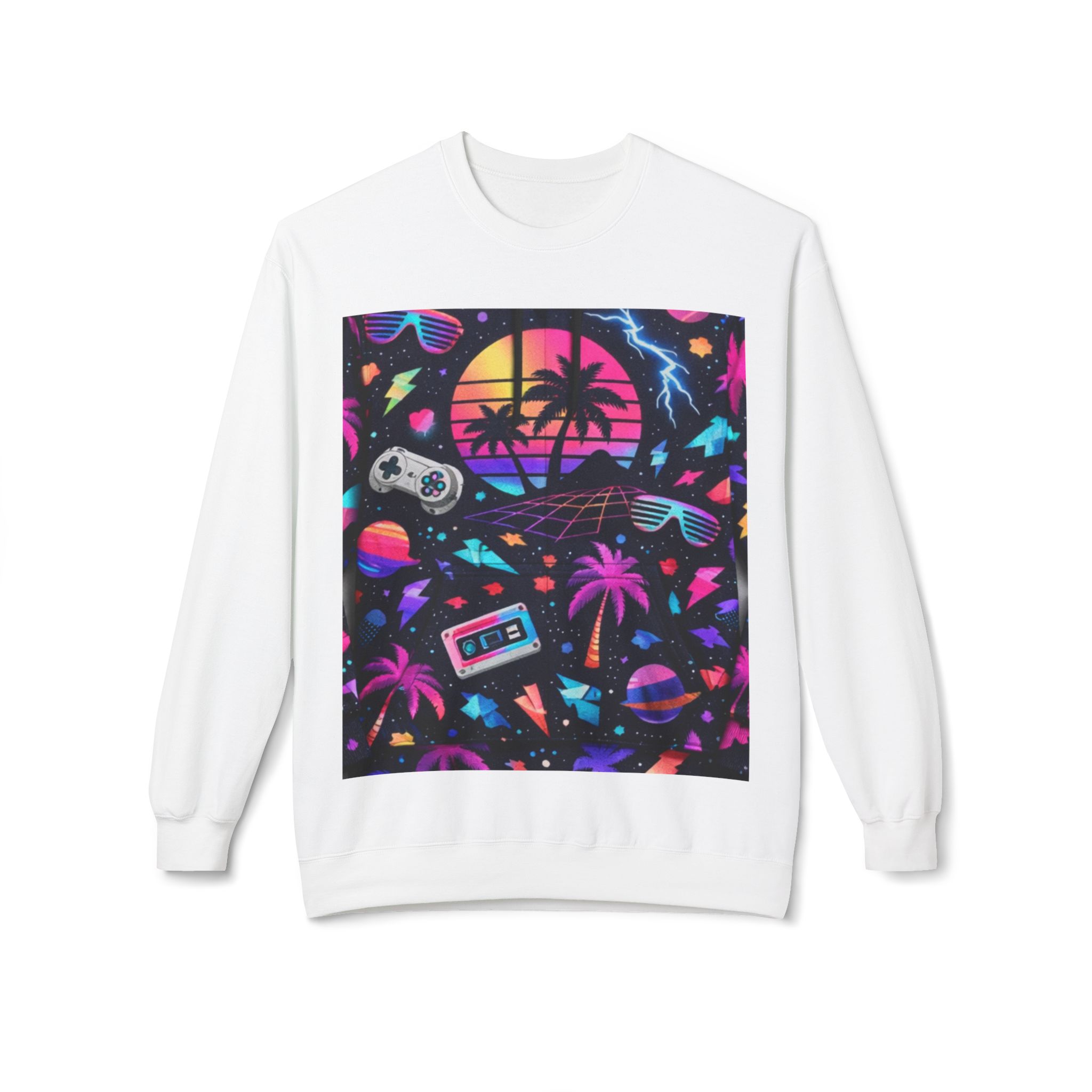 Retro Vaporwave Crewneck Sweatshirt