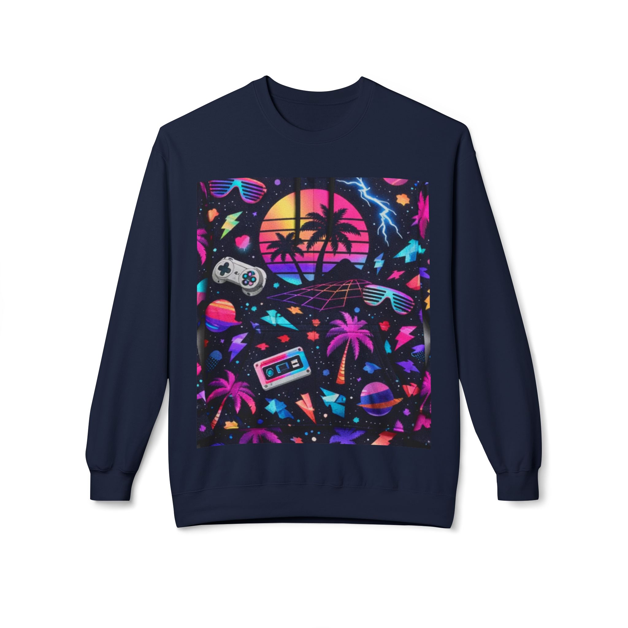 Retro Vaporwave Crewneck Sweatshirt - Image 17