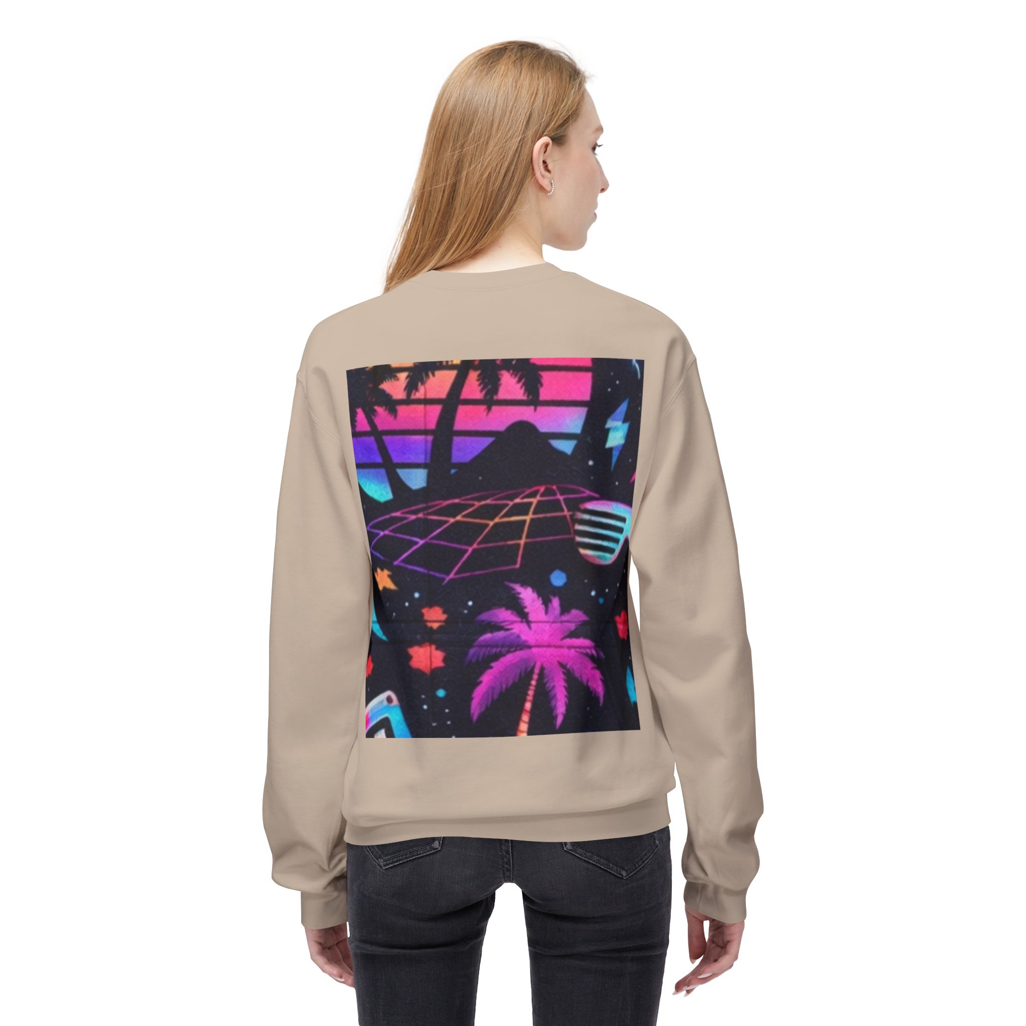 Retro Vaporwave Crewneck Sweatshirt - Image 12