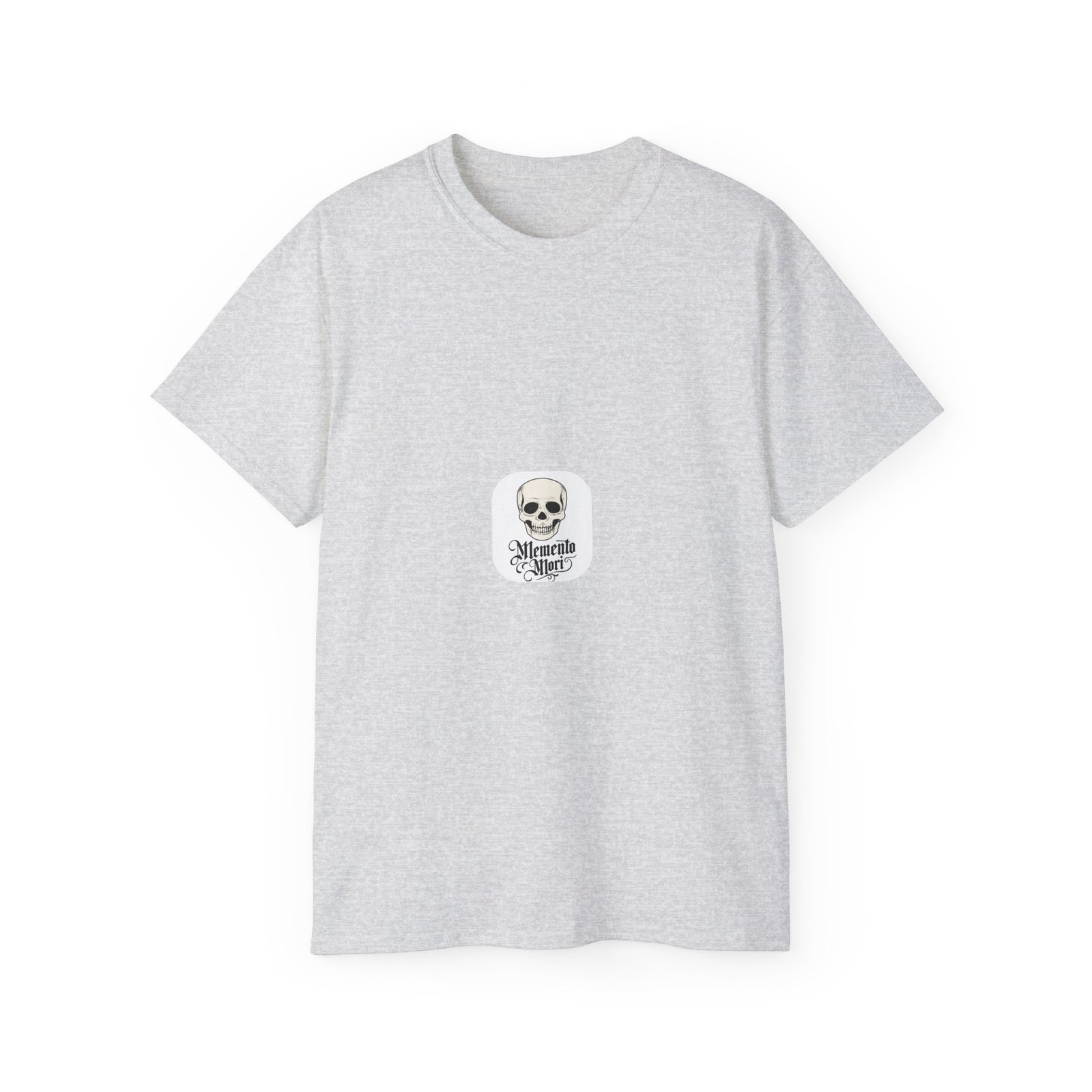 Skull & Roses Graphic Tee — Small Chest Skull with 'Alone' Text - Image 5