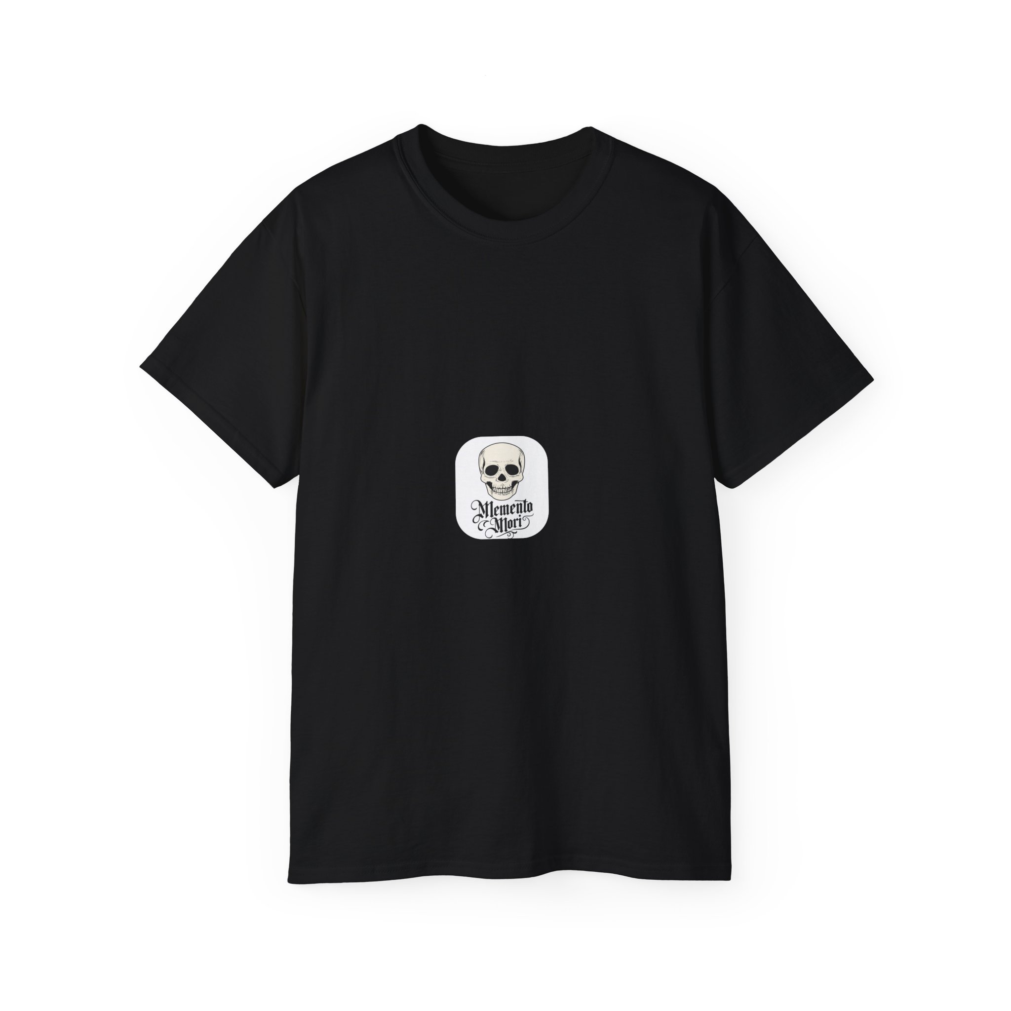 Skull & Roses Graphic Tee — Small Chest Skull with 'Alone' Text - Image 9