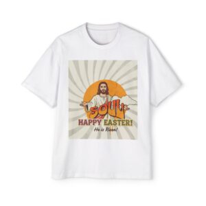 Easter Jesus 'He Is Risen' Graphic Tee — Happy Easter Christian T‑Shirt