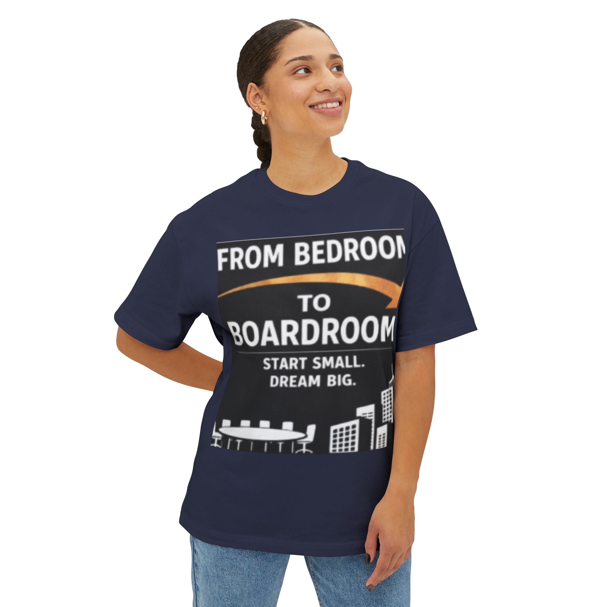 T-Shirt — "From Bedroom to Boardroom: Start Small, Dream Big" Motivational Tee - Image 11