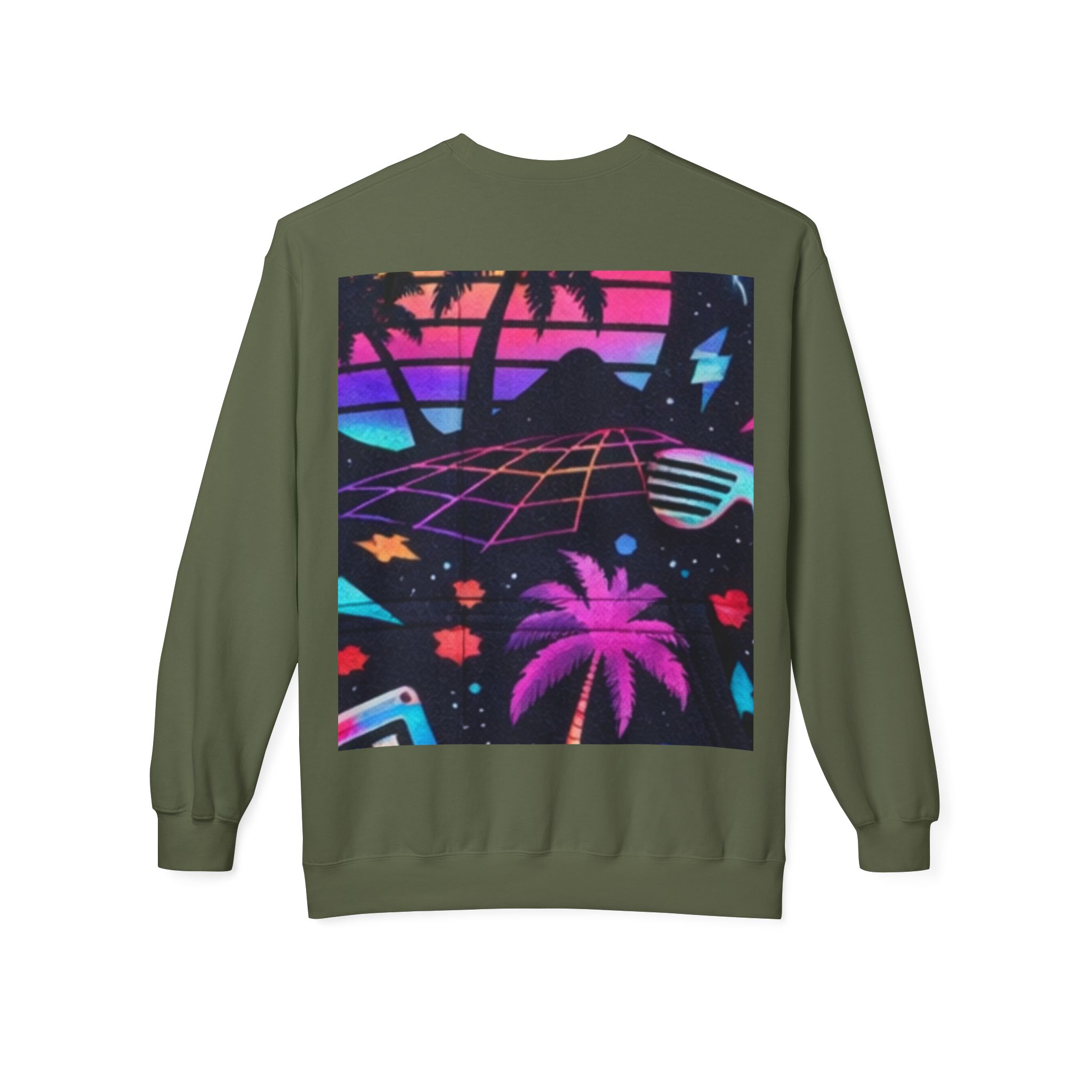 Retro Vaporwave Crewneck Sweatshirt - Image 14