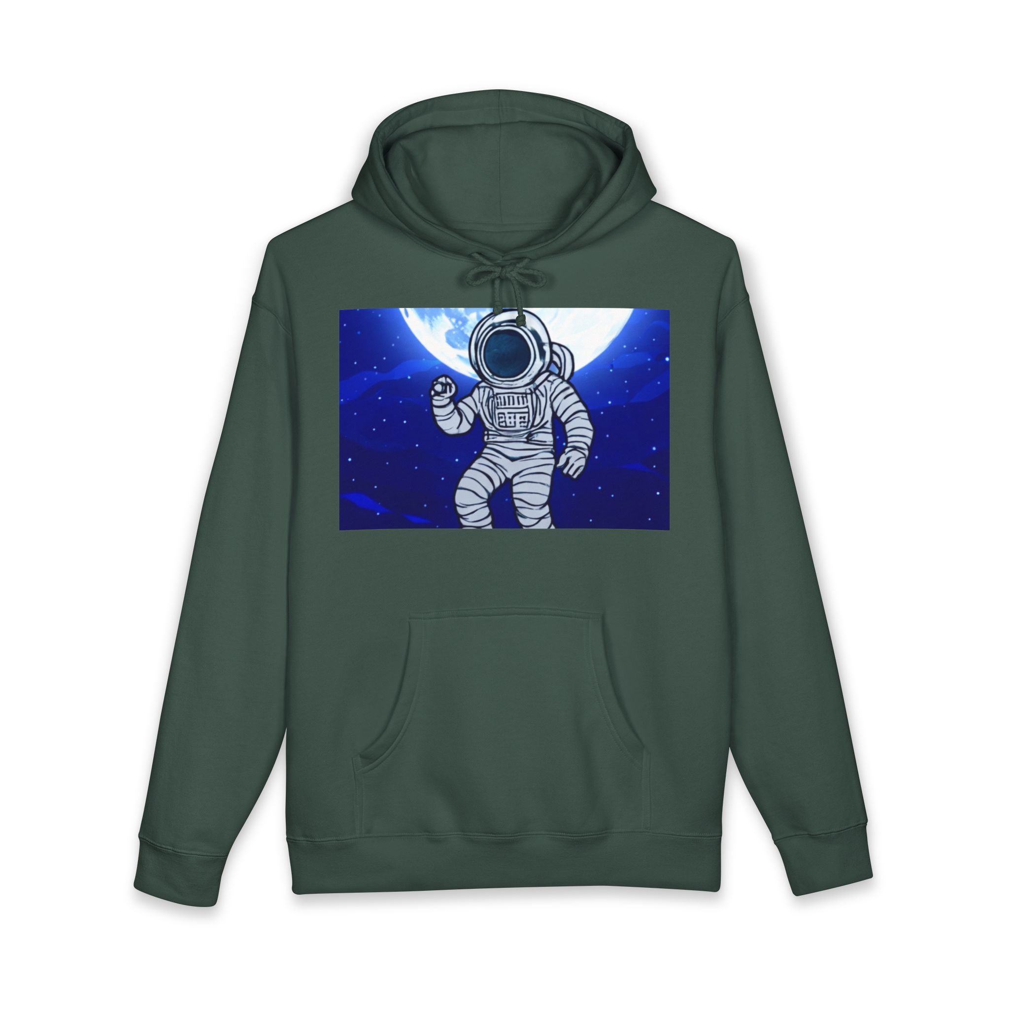 Astronaut Moon Hoodie — Space Explorer Graphic Sweatshirt - Image 5
