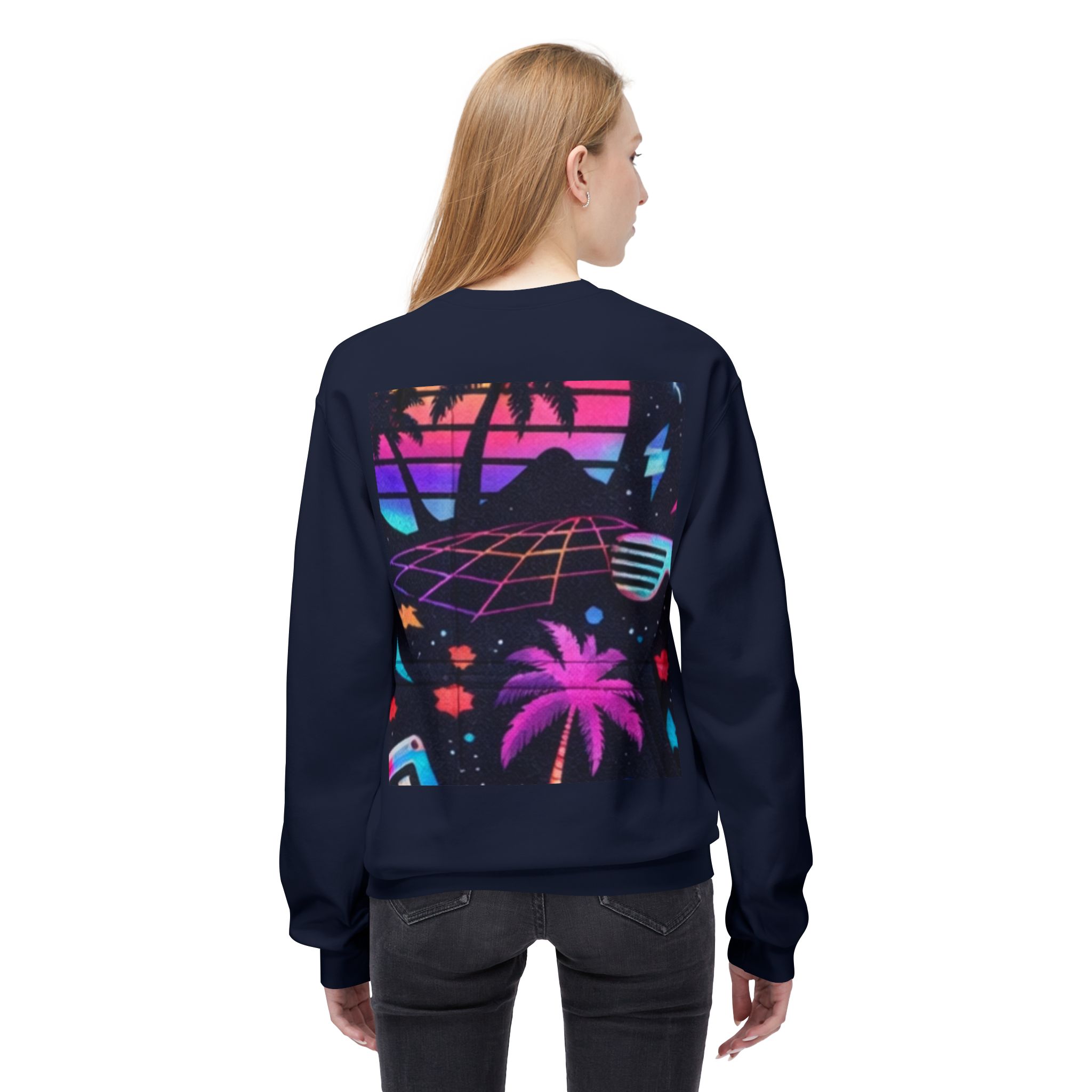 Retro Vaporwave Crewneck Sweatshirt - Image 20