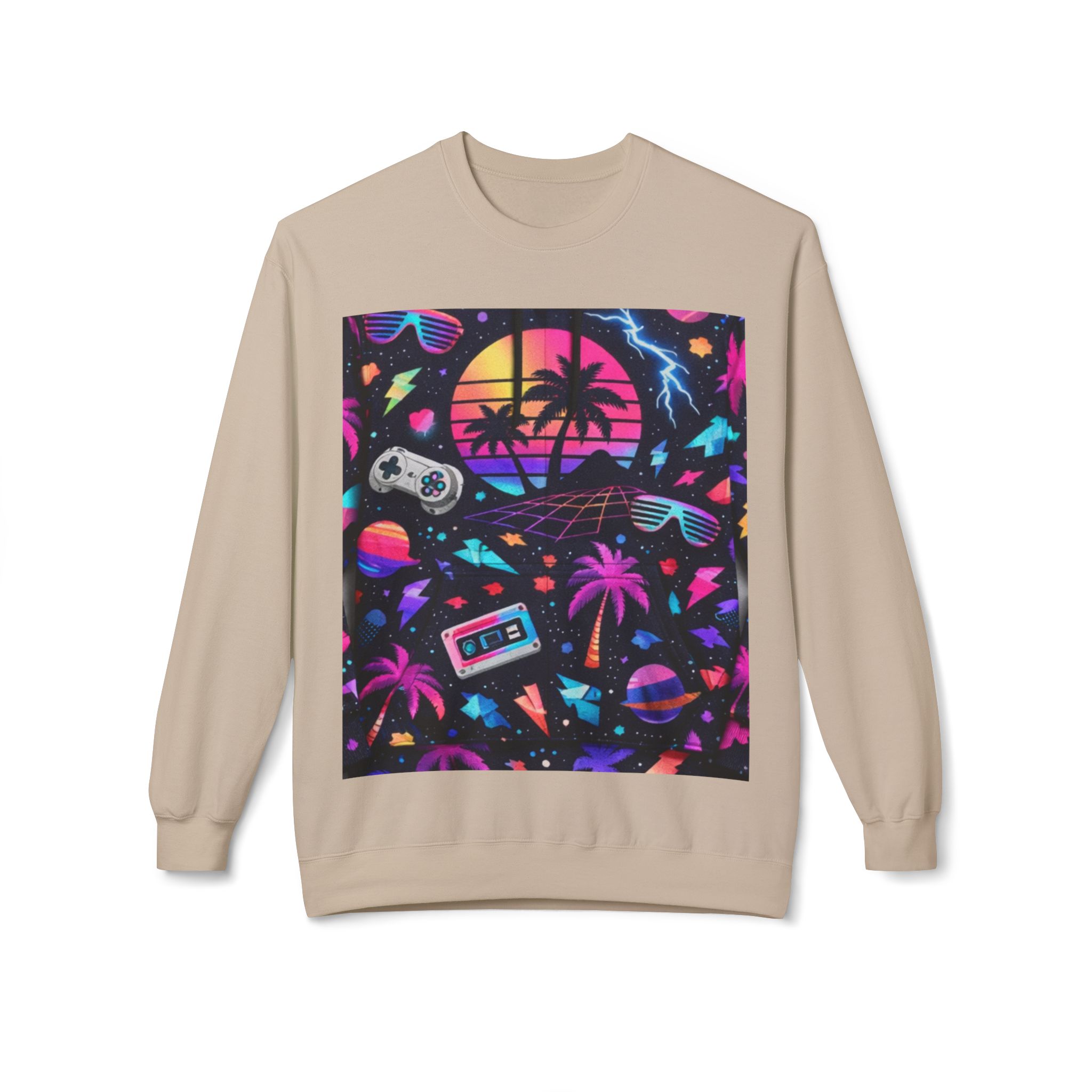 Retro Vaporwave Crewneck Sweatshirt - Image 9