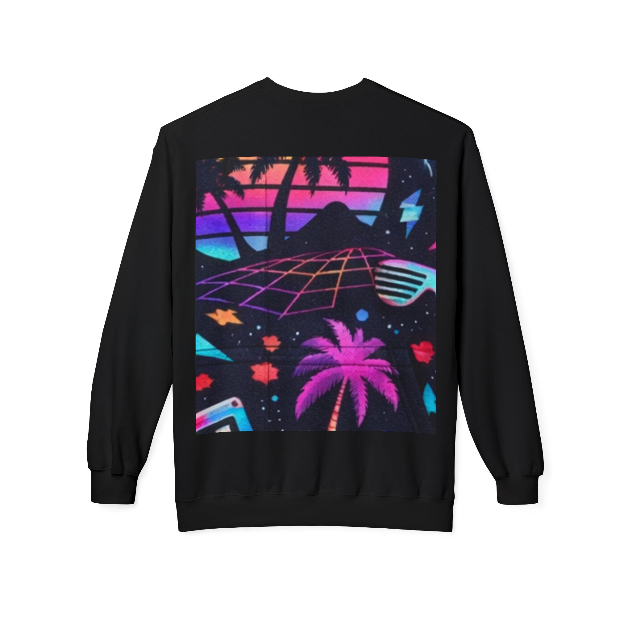 Retro Vaporwave Crewneck Sweatshirt - Image 6