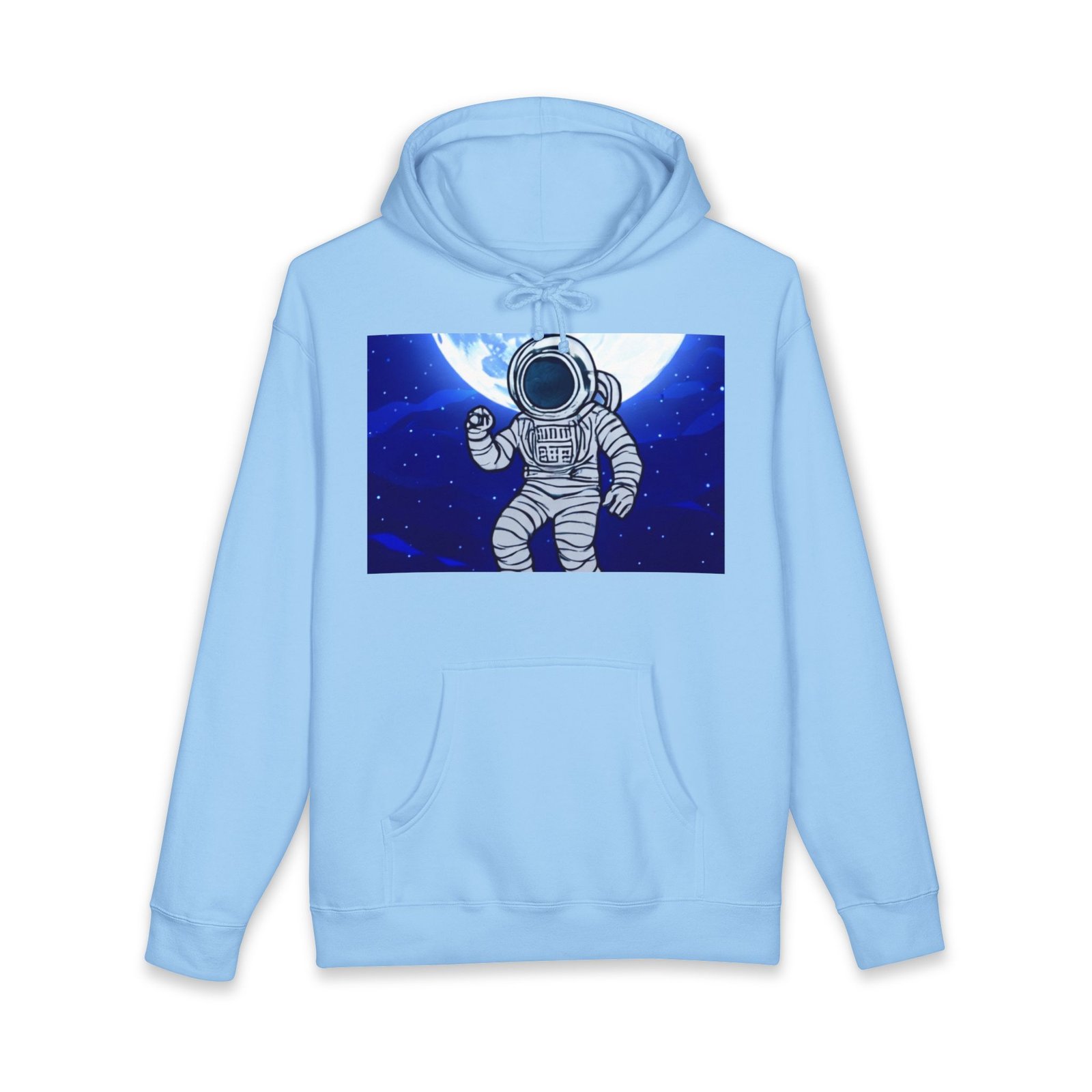 Astronaut Moon Hoodie — Space Explorer Graphic Sweatshirt - Image 9