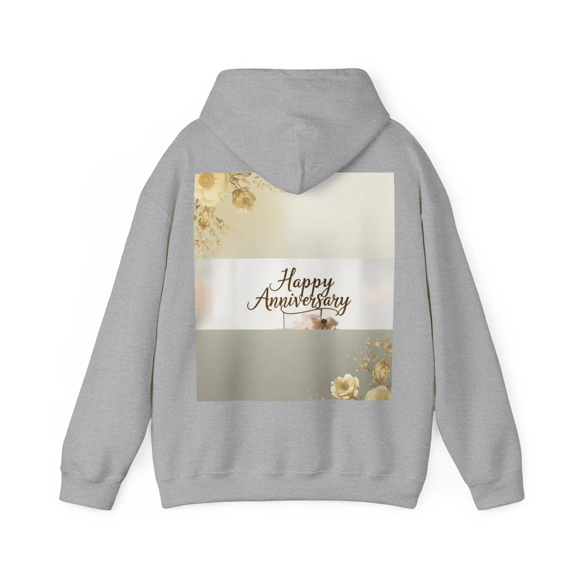 Copy of Anniversary Hoodie — "Happy Anniversary" Floral Pullover Gift - Image 10